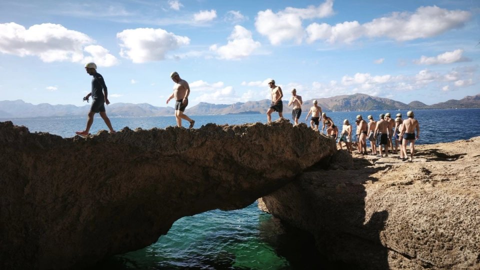 Teambuilding activities during Mallorca company trip