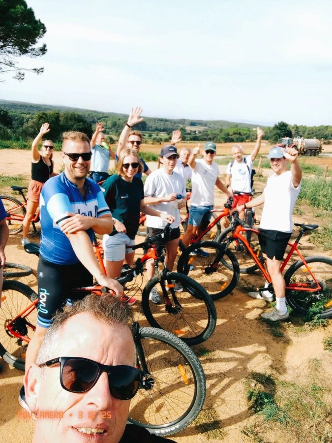 teambuilding activiteit personeelsreis Catalonië fietstocht 1