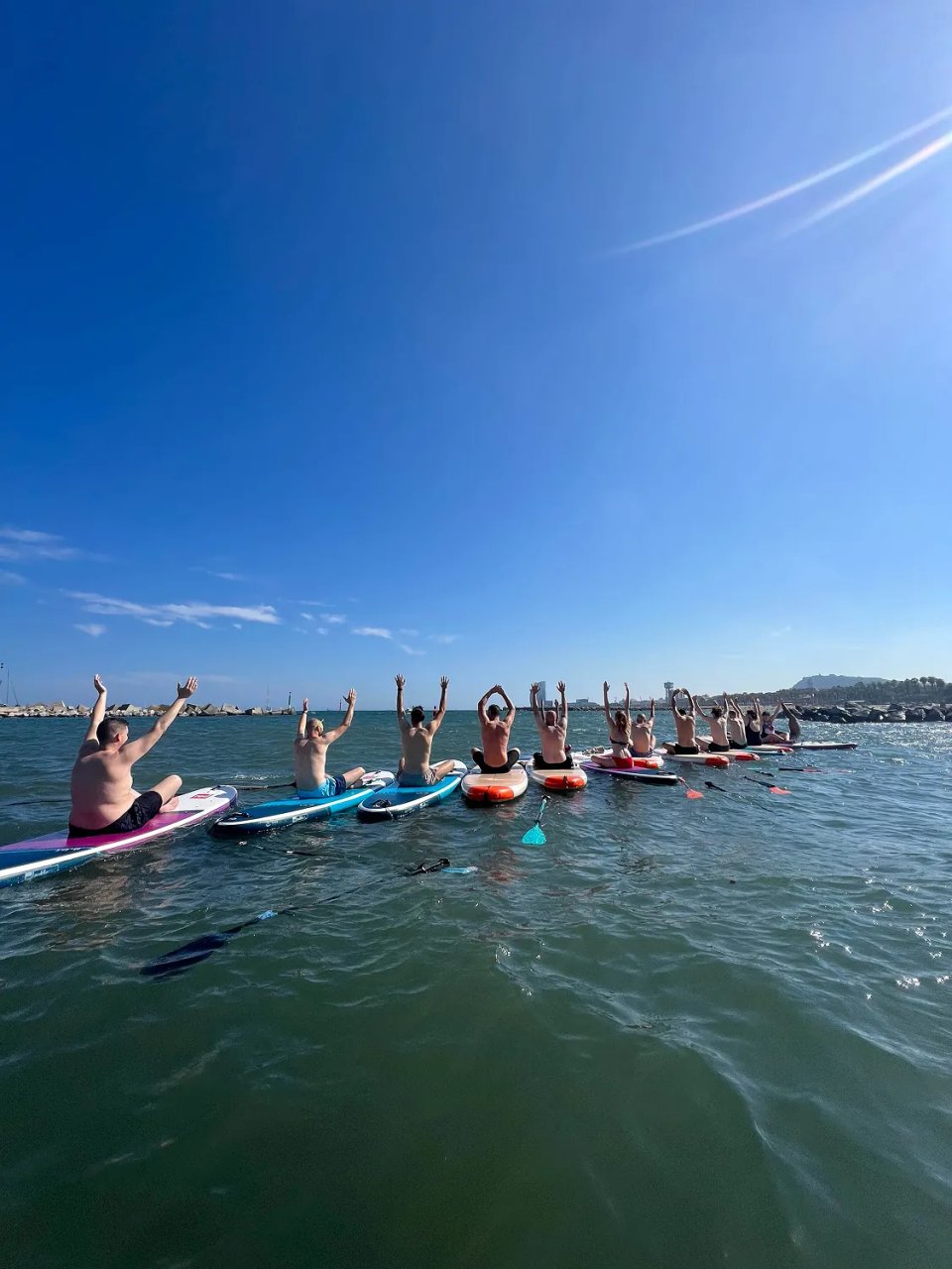 Teambuilding Extrapower Barcelona activiteit SUP 1