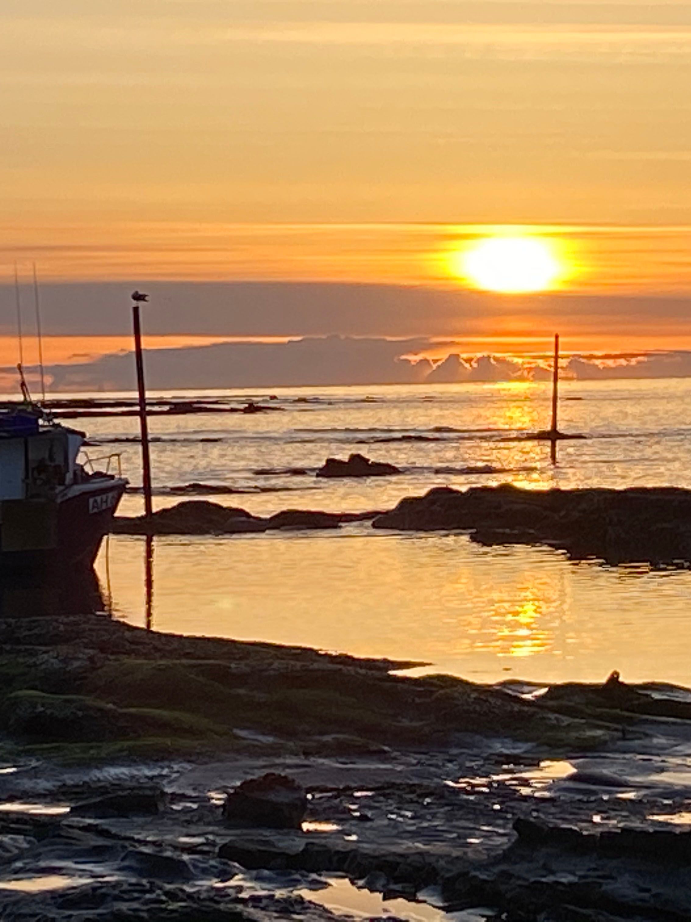A sunrise at Westhaven, Carnoustie. The skies during lockdown were so beautiful, but perhaps it was because we had time to stop and observe them. Taking photos like this one really gave me hope and kept me going.