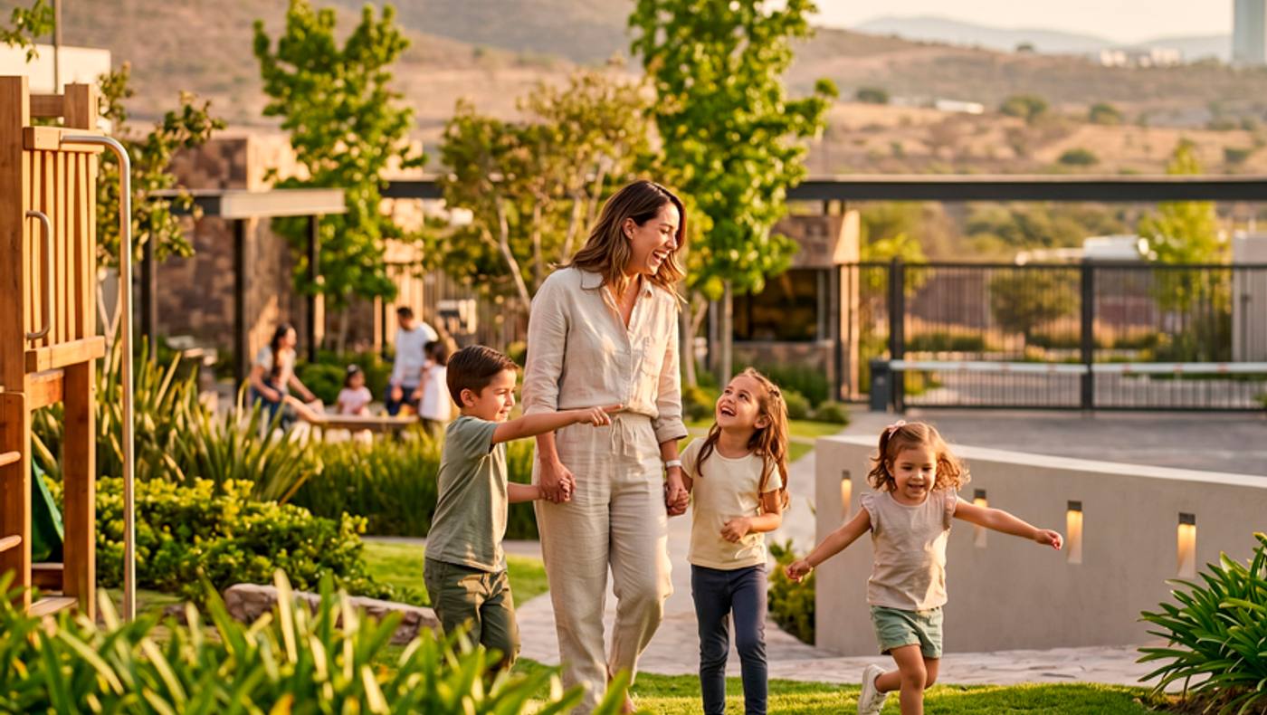 El lugar donde tus hijos crecen felices, libres y seguros. La elección que toda mamá visionaria hará en Querétaro.