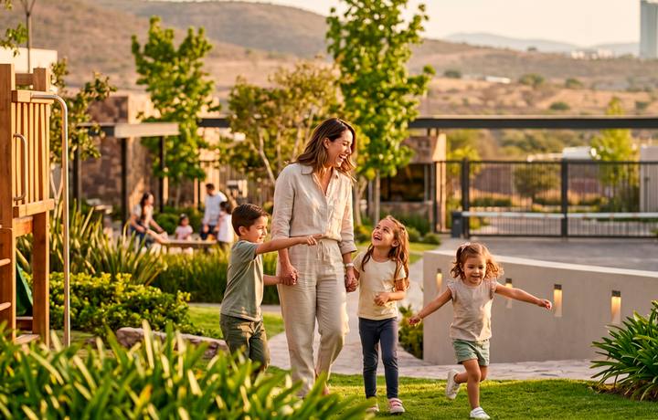 El lugar donde tus hijos crecen felices, libres y seguros. La elección que toda mamá visionaria hará en Querétaro.