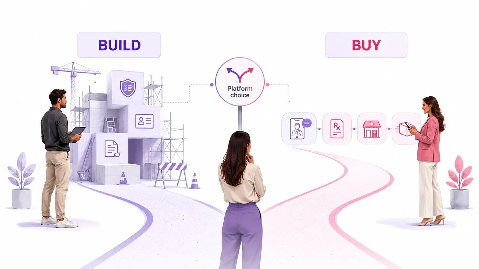 What a White Label Telehealth Platform Actually Includes_Should you build or buy a telemedicine platform