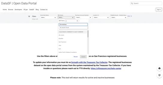 Search business registries for KYC