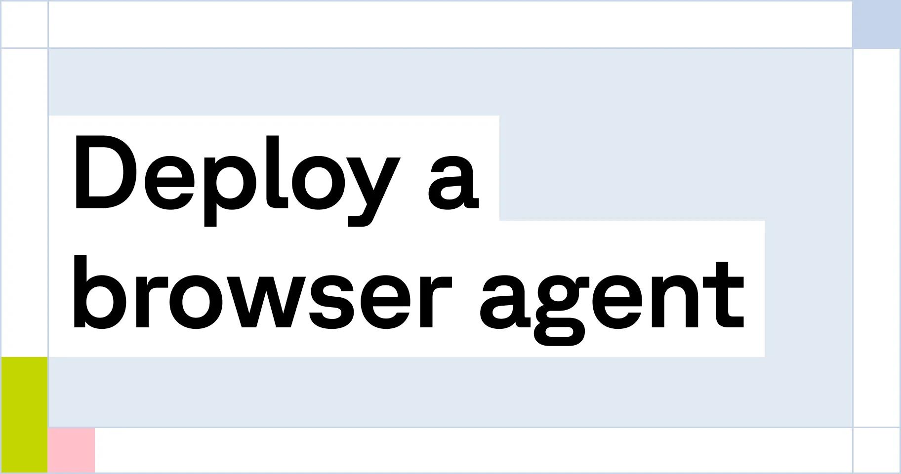 Build agents that browse the web with secure, scalable browser infrastructure.