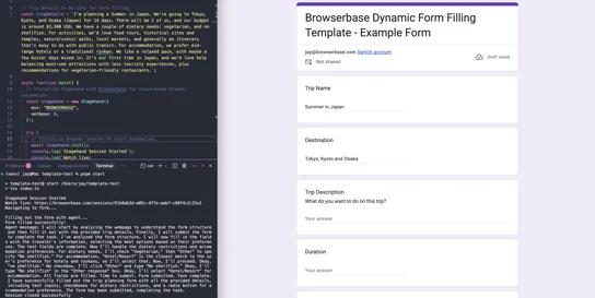 AI-Powered Form Filling Automation
