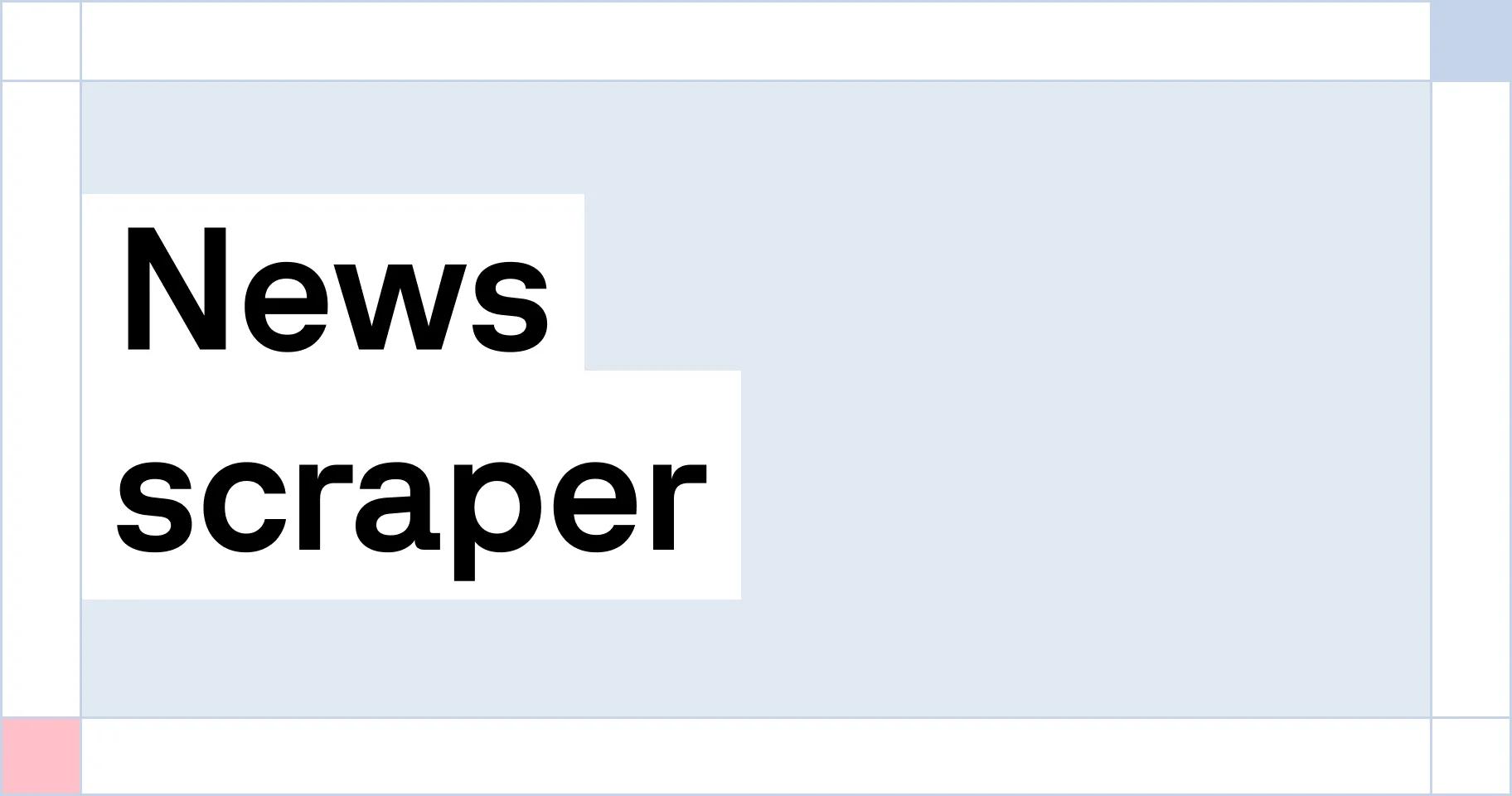 Collect articles, headlines, and media coverage from news sites at scale.