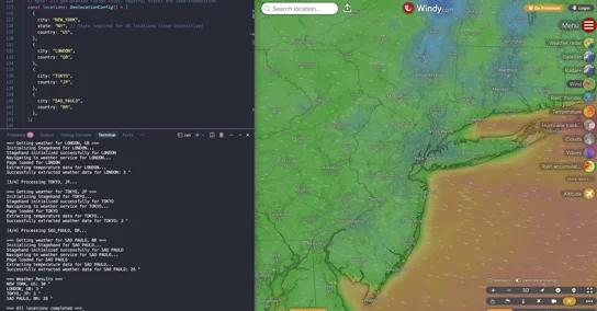 Scrape with geolocation proxies