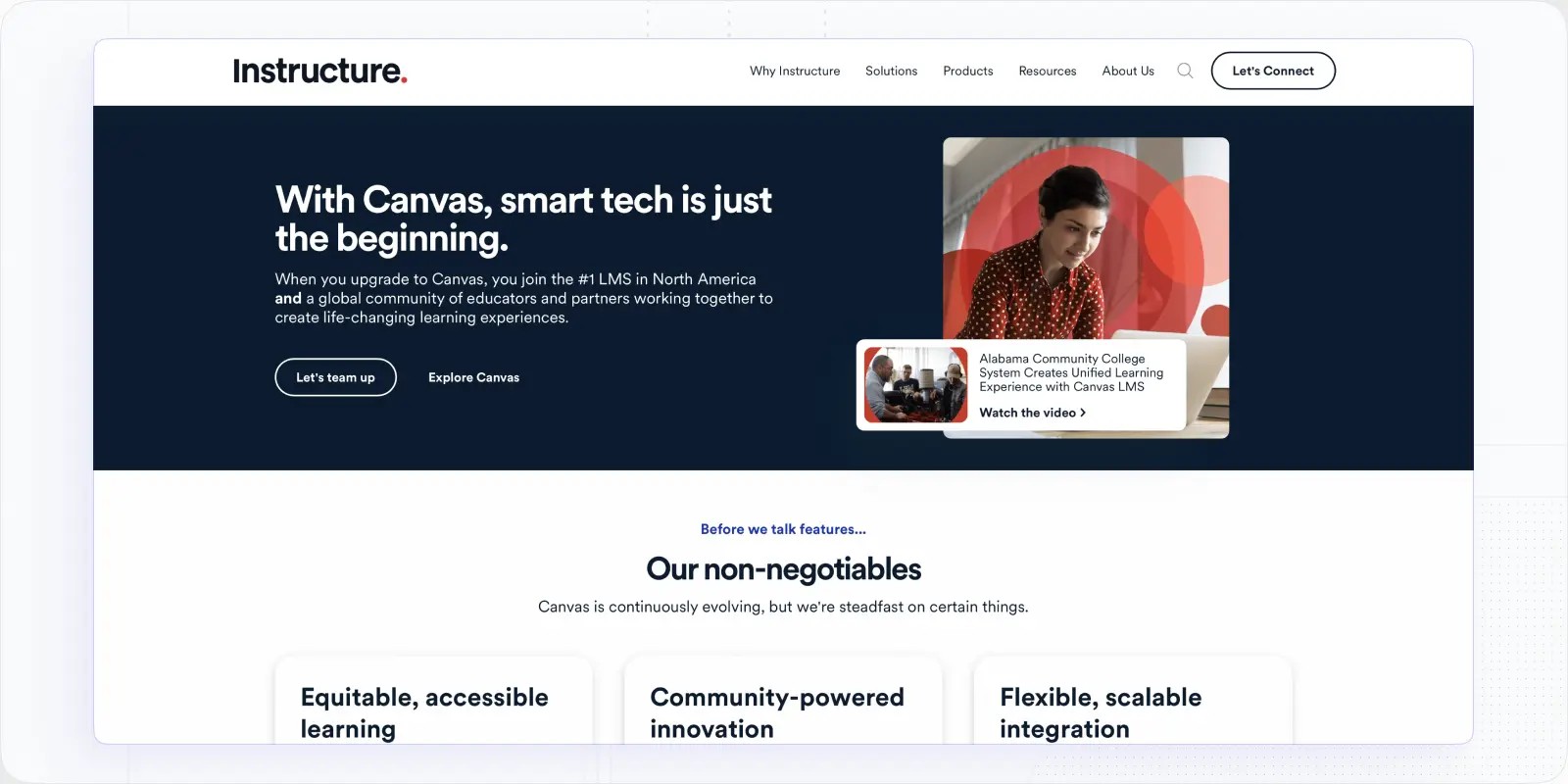 Instructure — Best LMS for Higher Education