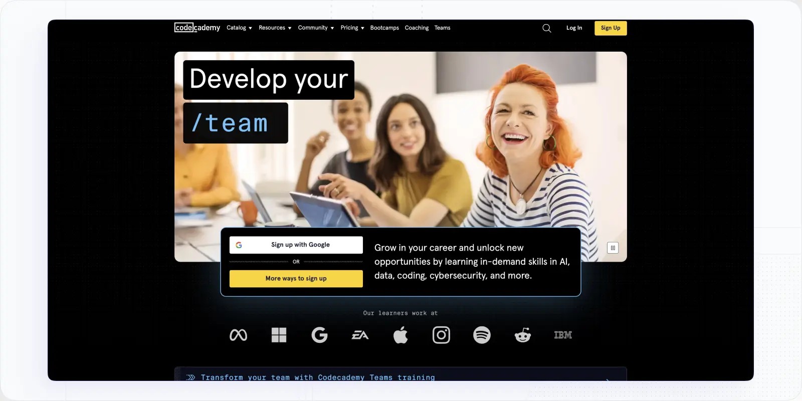 CodeAcademy — Social Learning Platforms