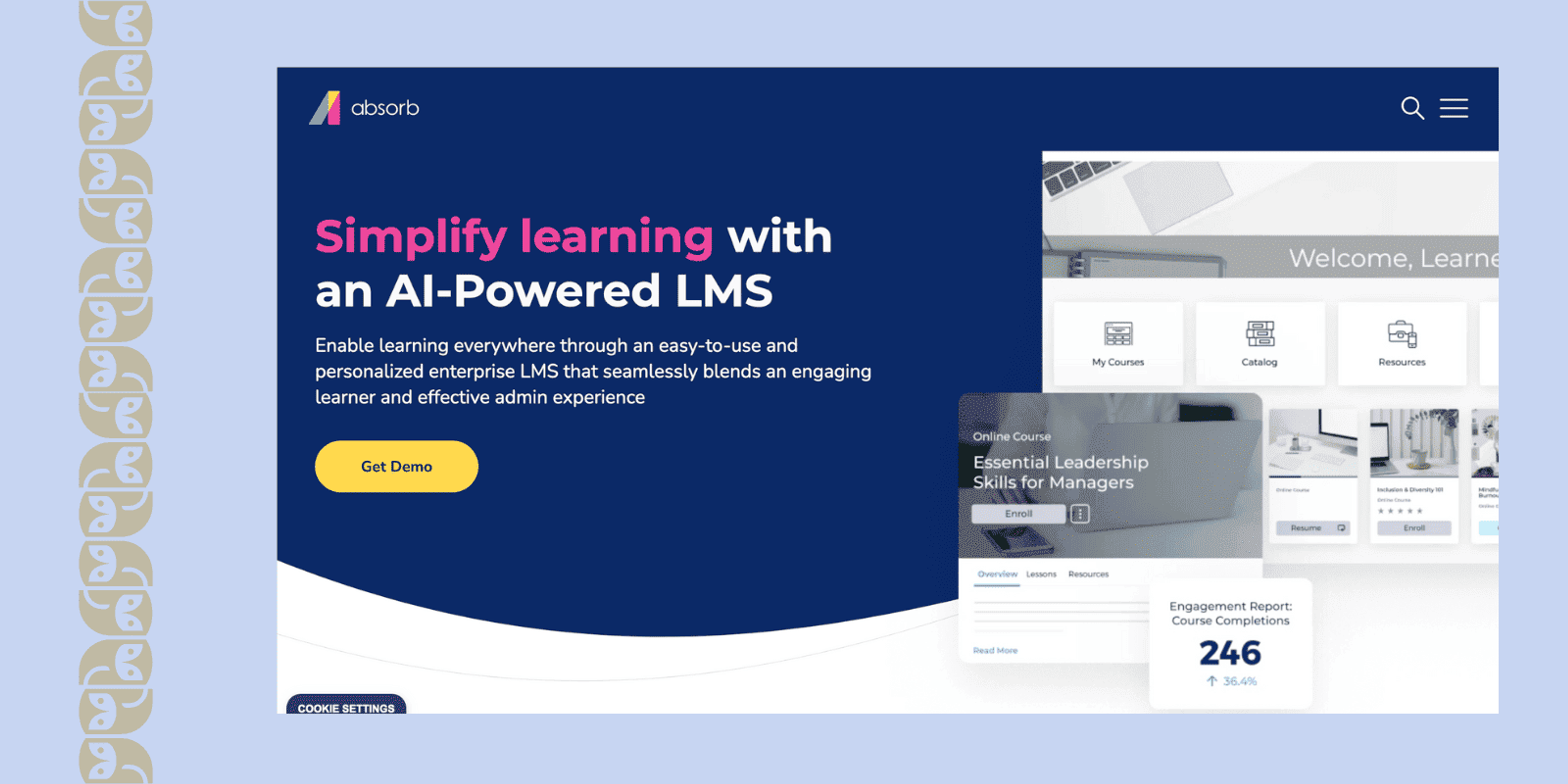 Absorb LMS – LMS with SCORM for Automated Employee Training