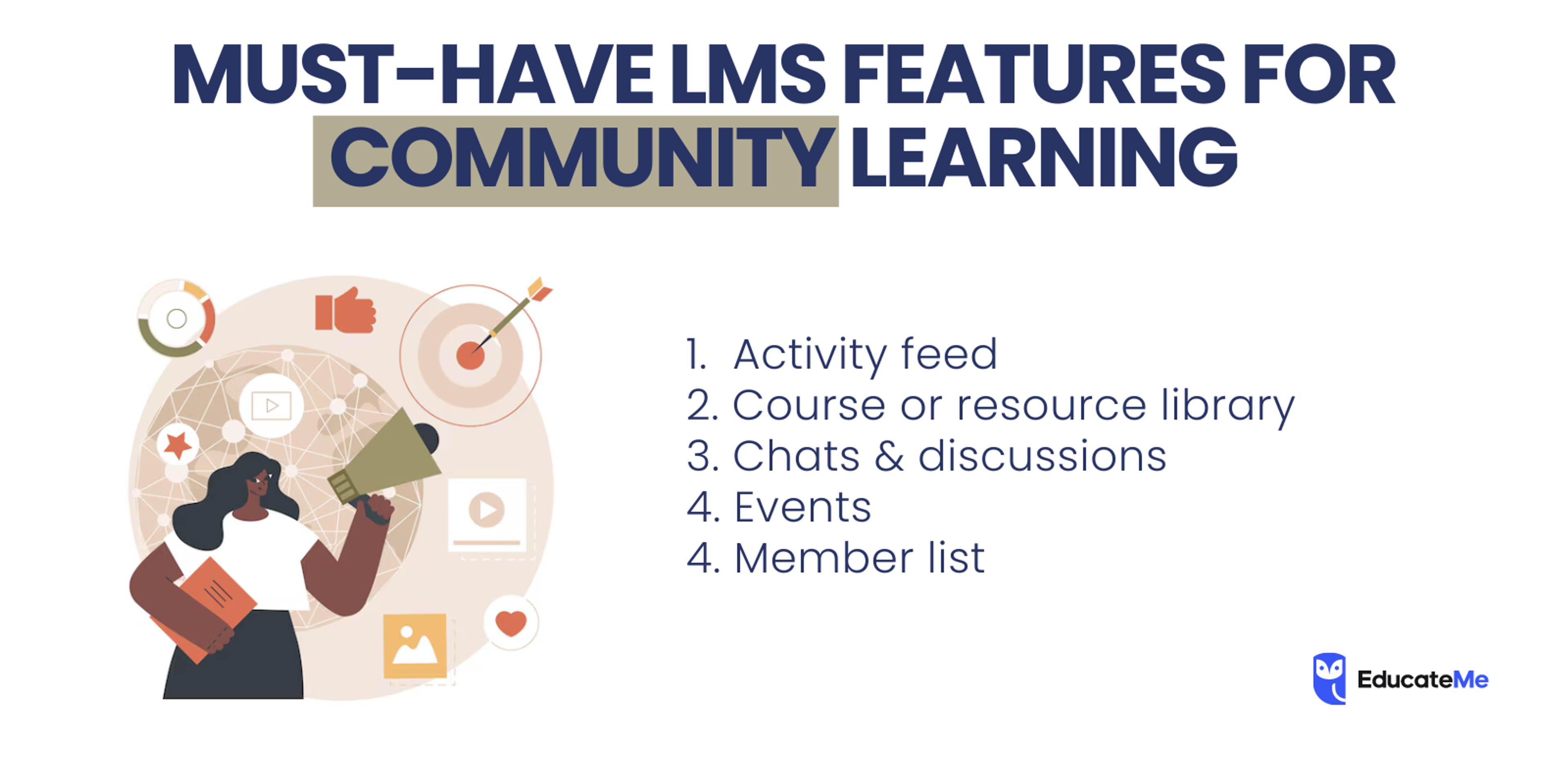 Must-Have LMS Features For Community-Based Learning