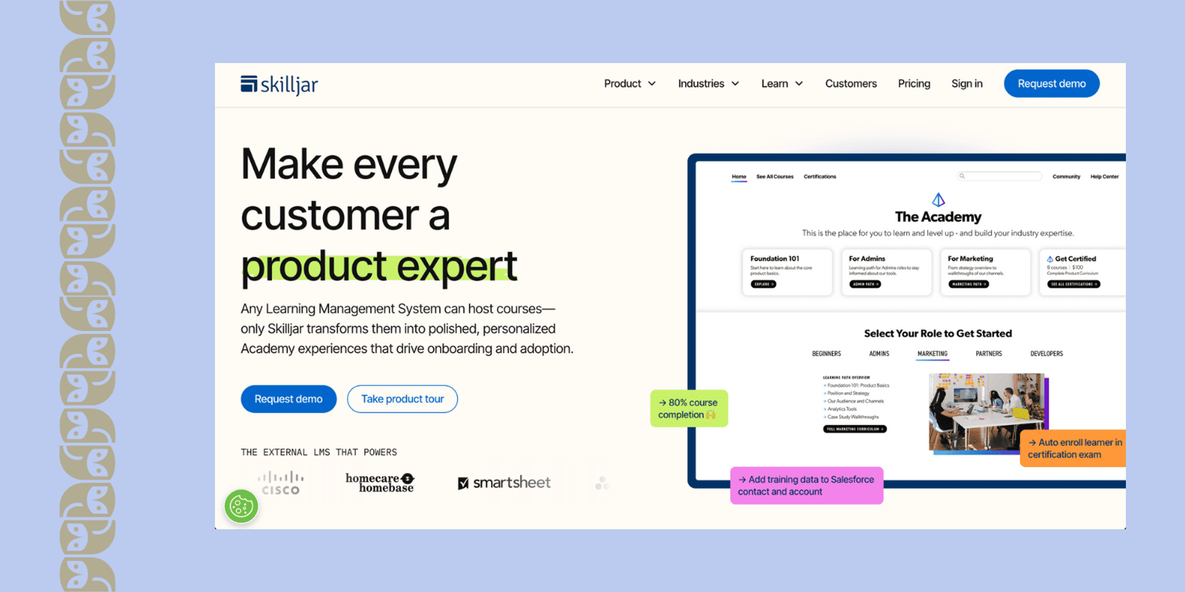 Skilljar Solution for customer onboarding