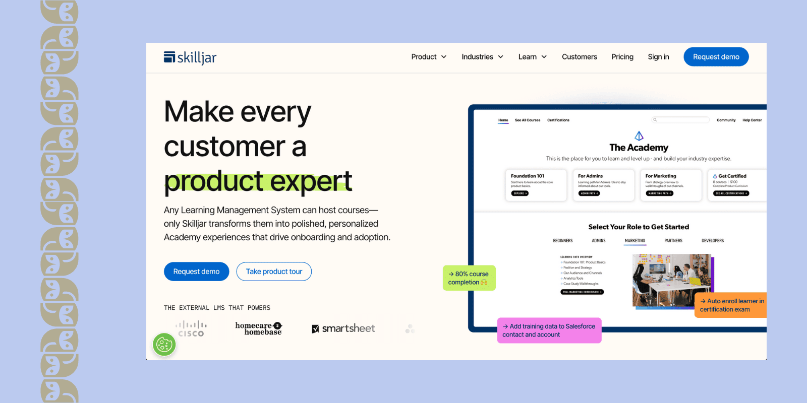 Skilljar Solution for customer onboarding