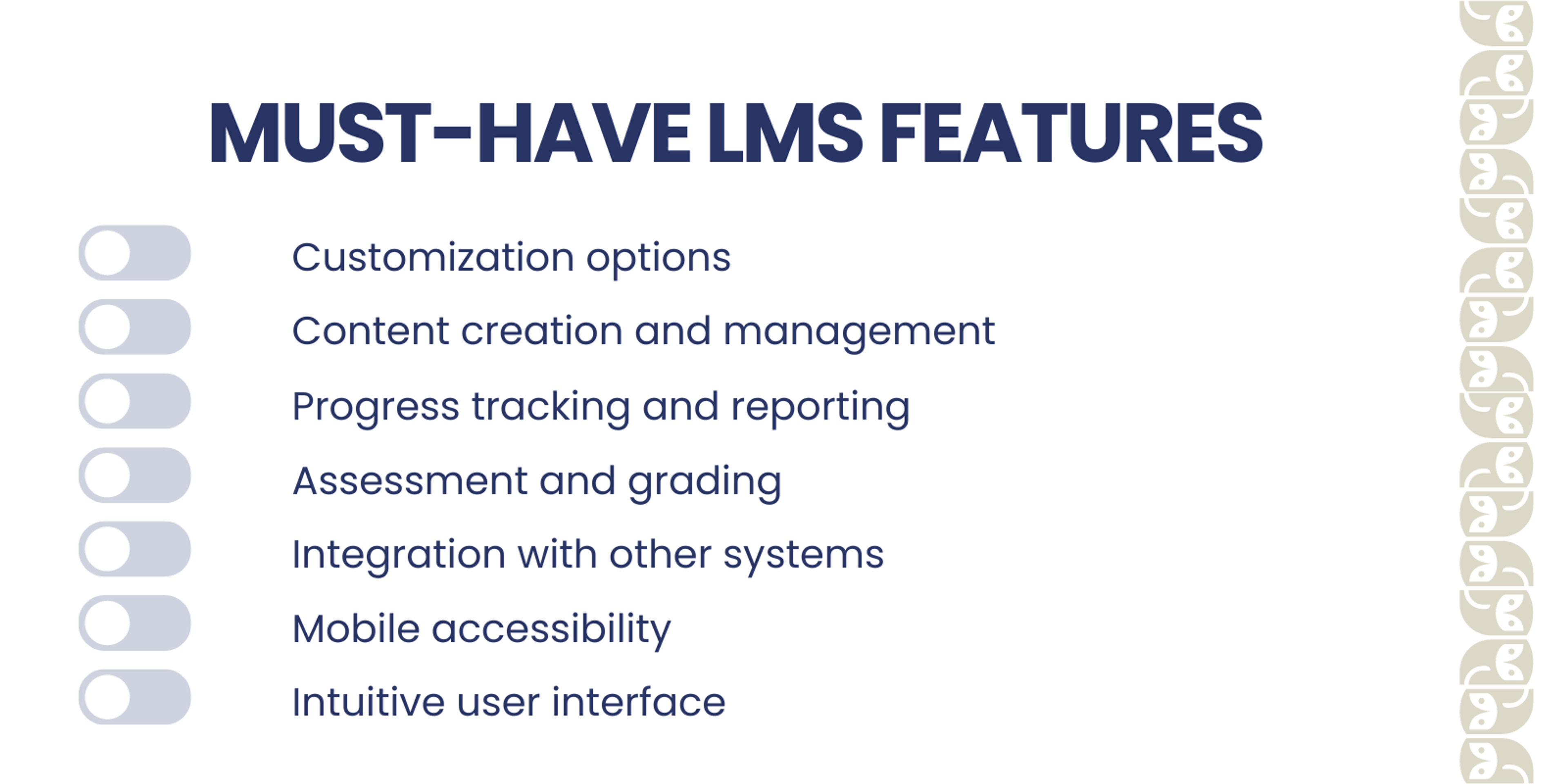 Must Have LMS Features