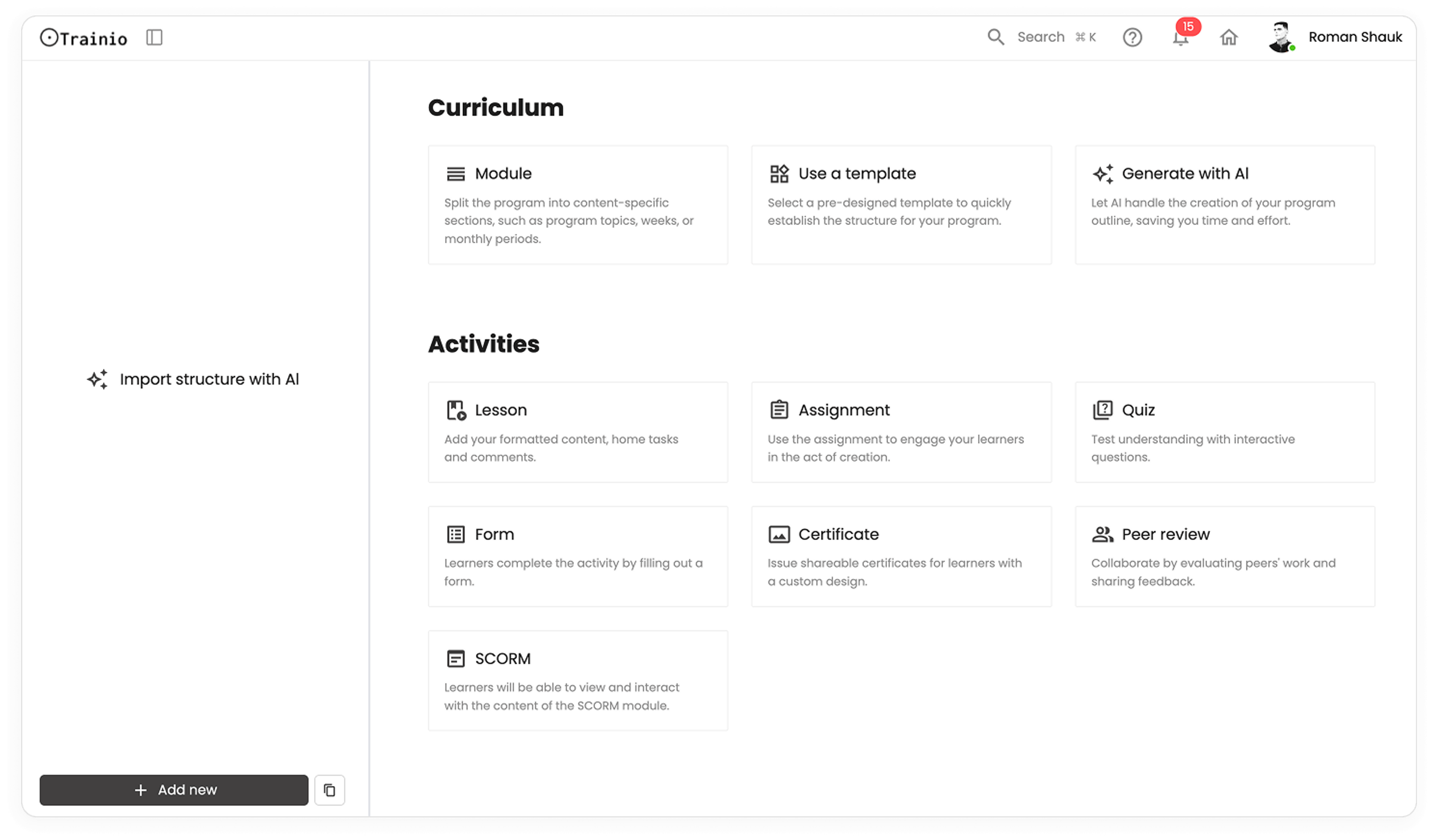 AI Automation EducateMe LMS