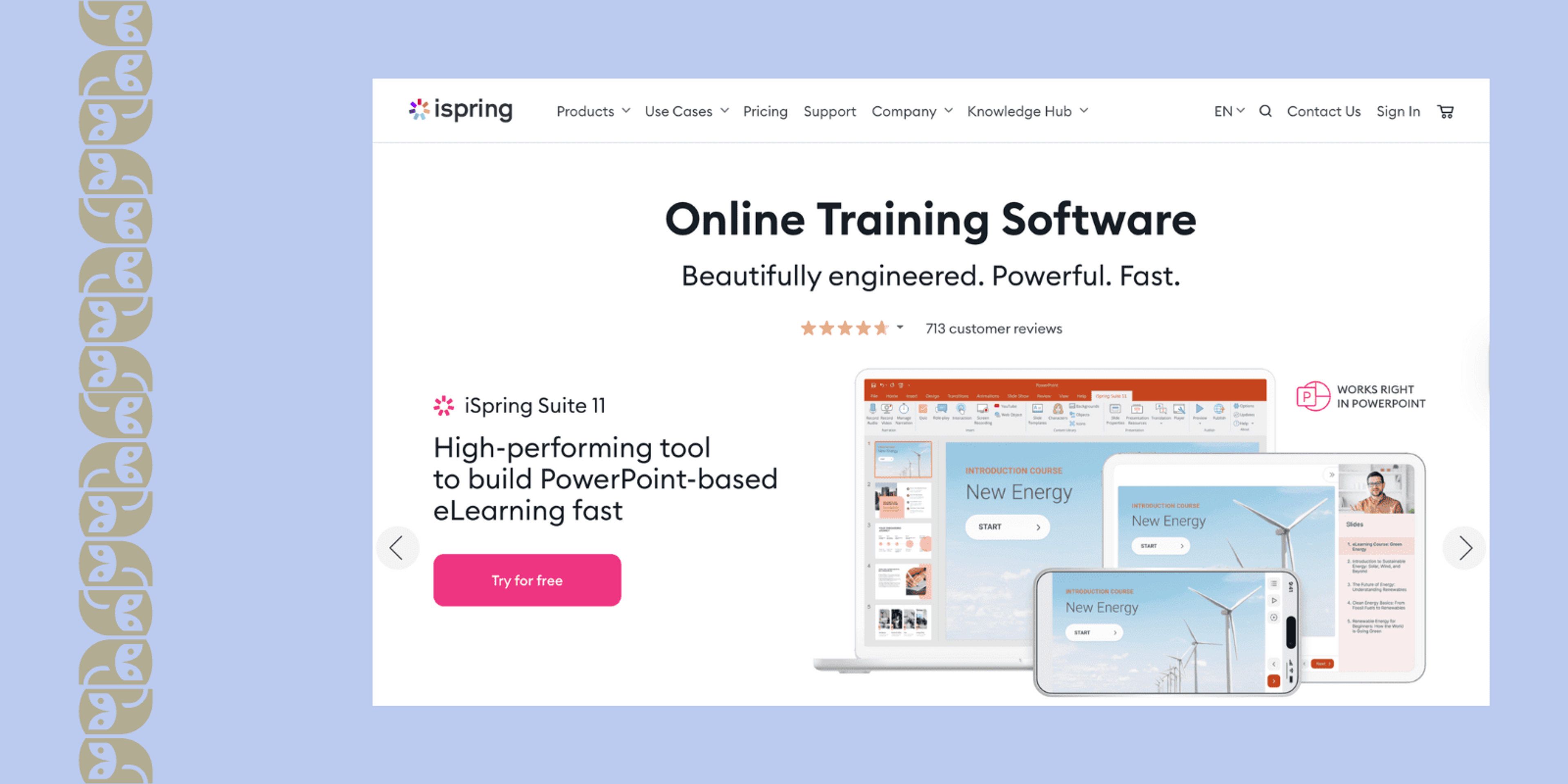 iSpring Learn – Best LMS Example for Employee Onboarding & Upskilling