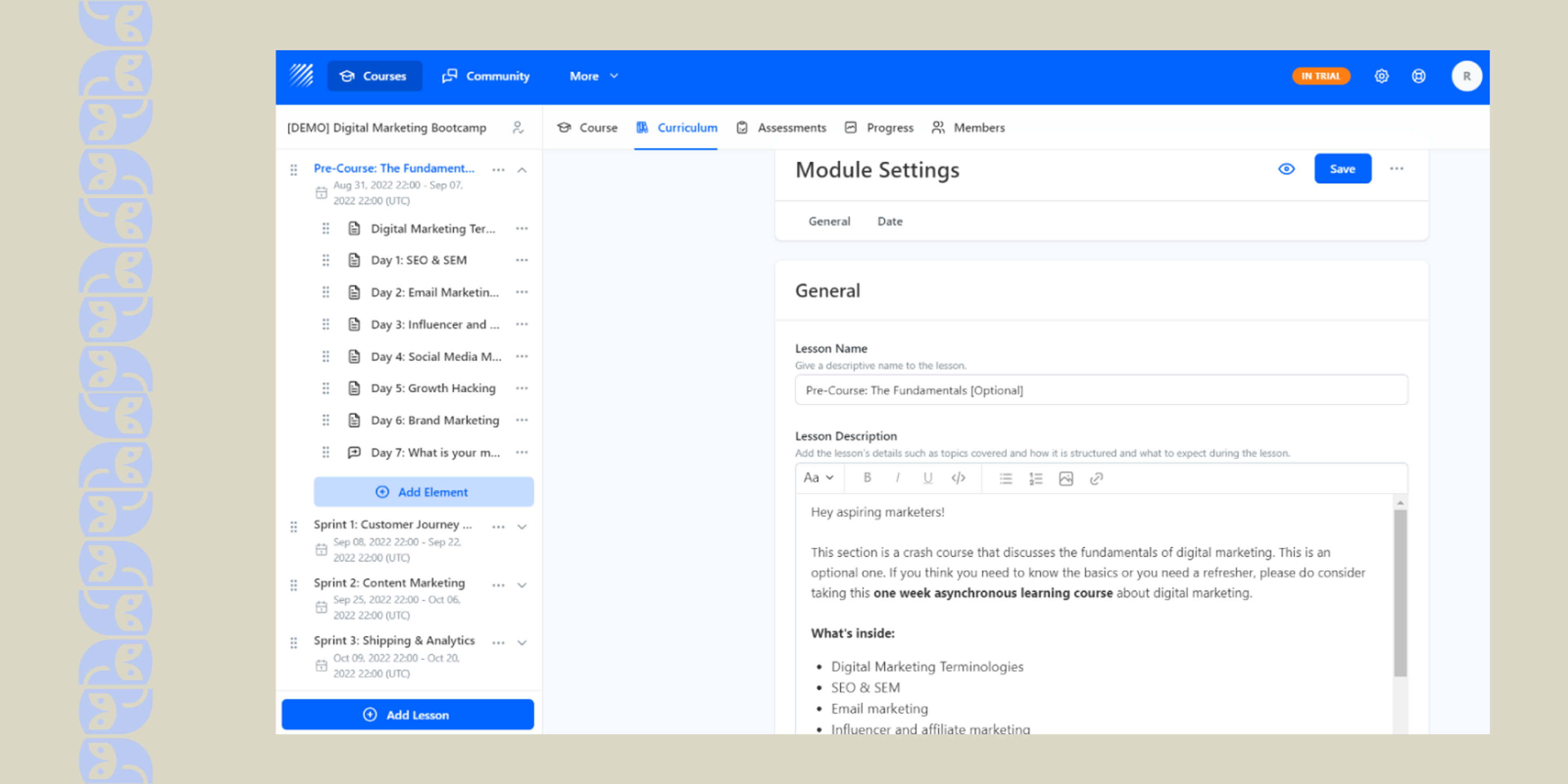 Bootcamp Platforms: Teachfloor: Adaptable learning platform with rich features
