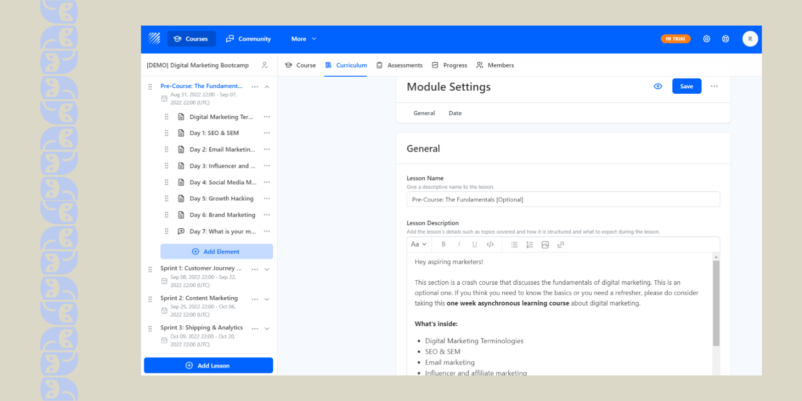 Bootcamp Platforms: Teachfloor: Adaptable learning platform with rich features