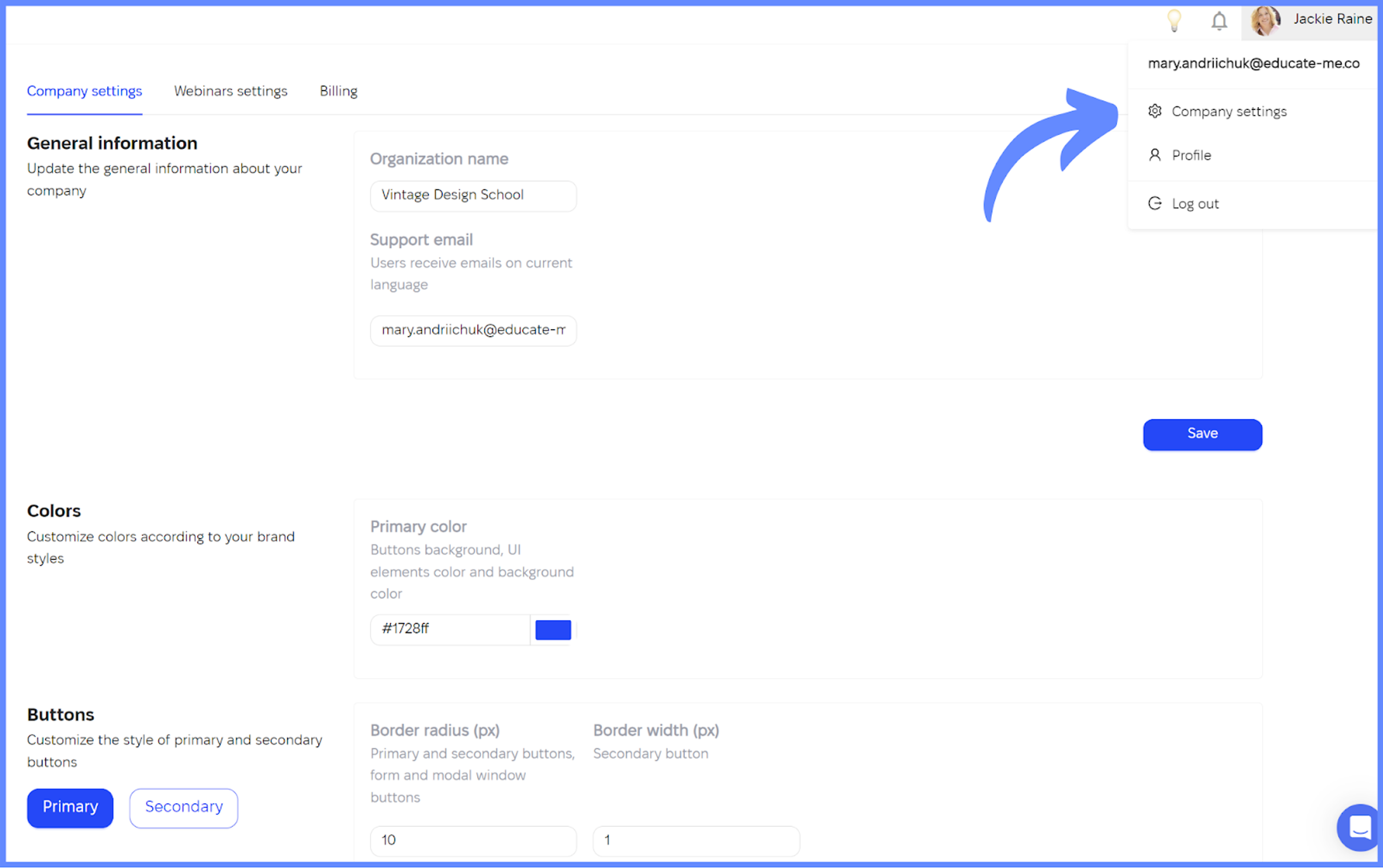 Courrse Customize EducateMe