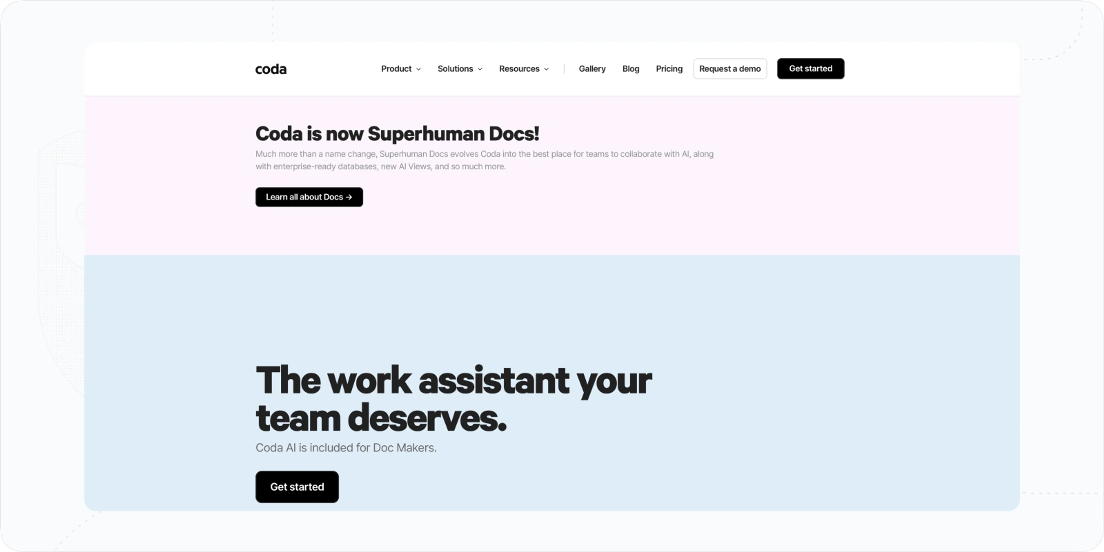 Coda (now Superhuman Docs)