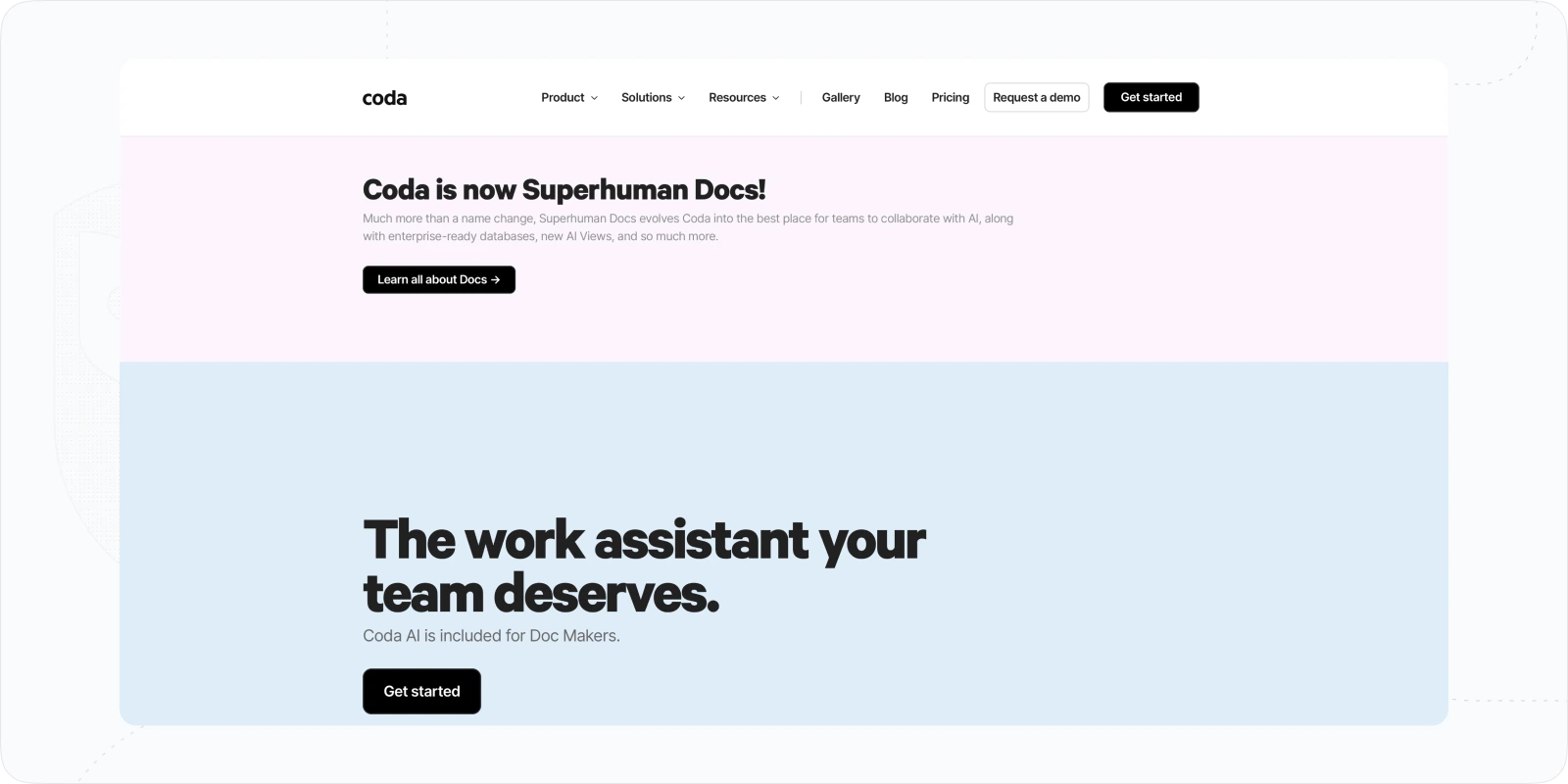 Coda (now Superhuman Docs)