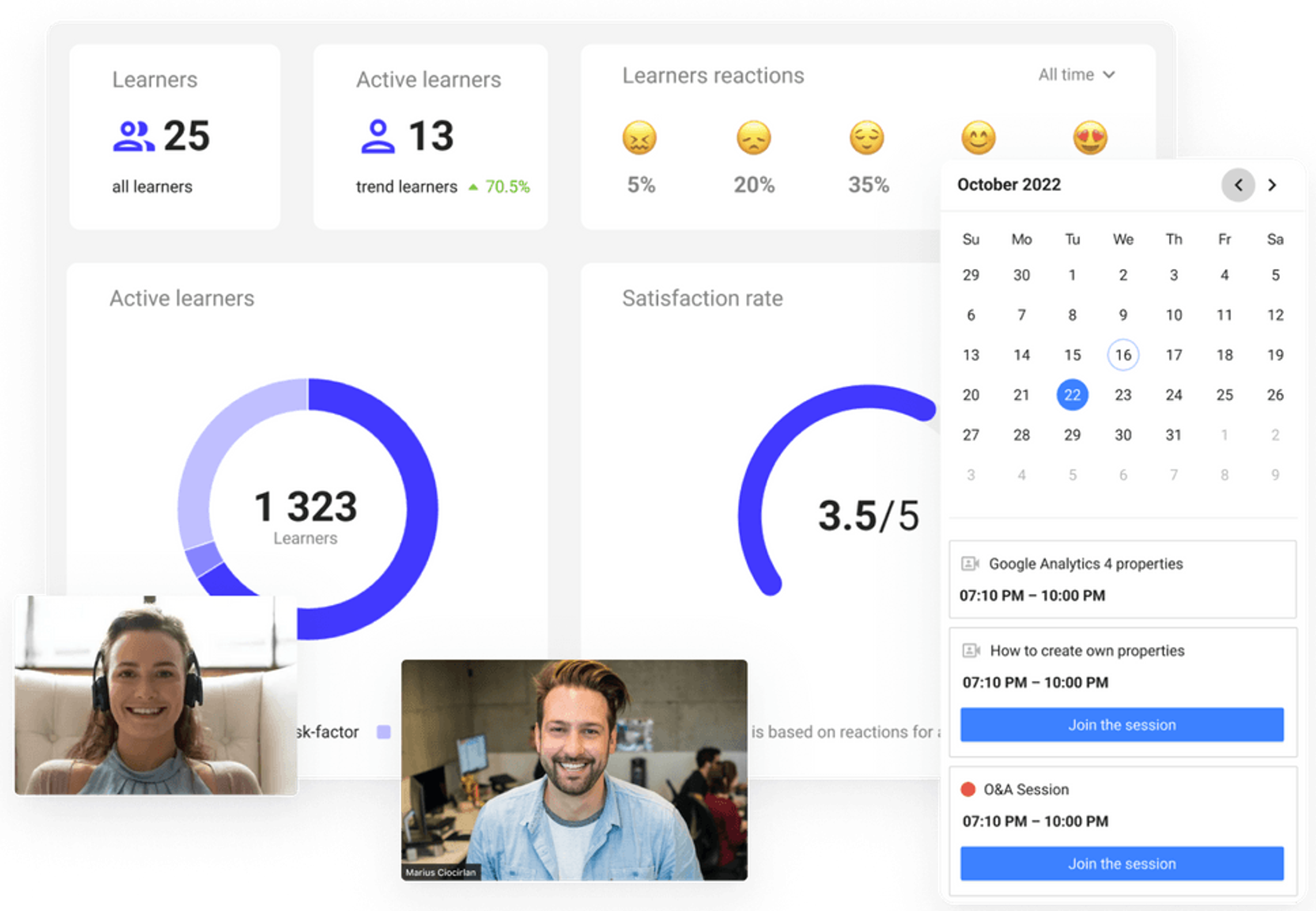 Cohort Motivation and Engagement Tools EducateMe LMS