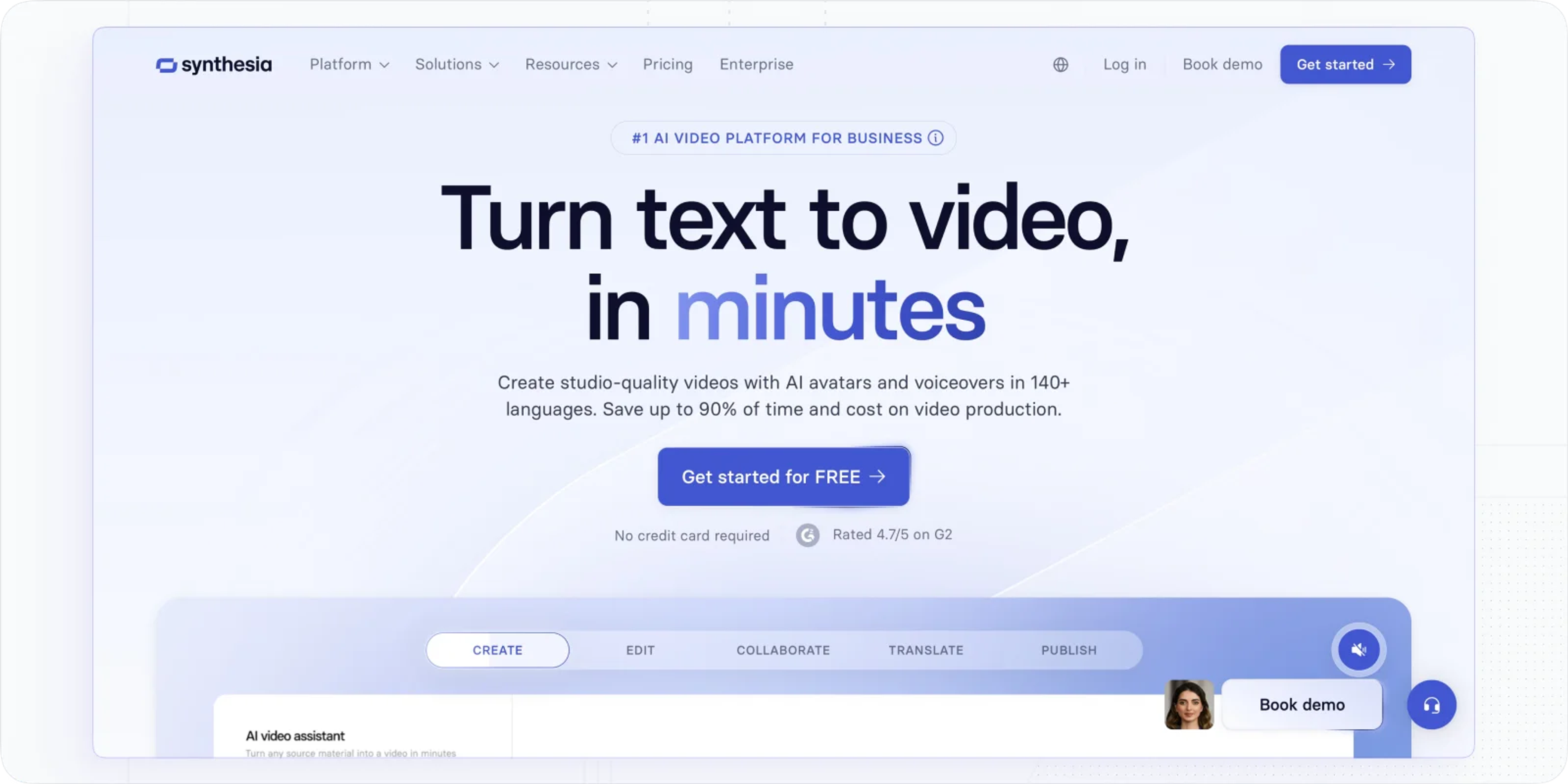 Synthesia: AI Video Creation for Engaging Courses