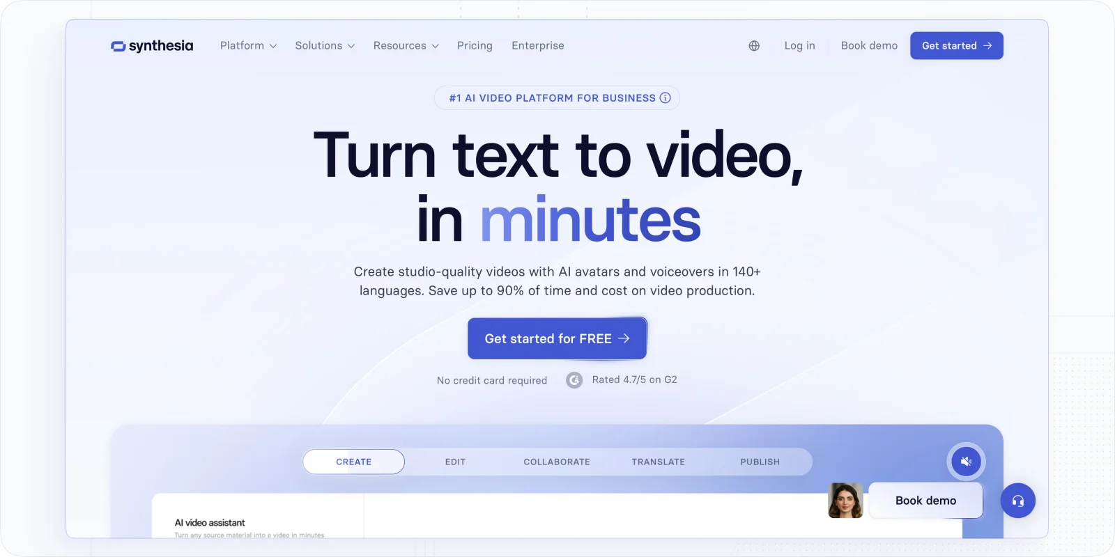 Synthesia: AI Video Creation for Engaging Courses