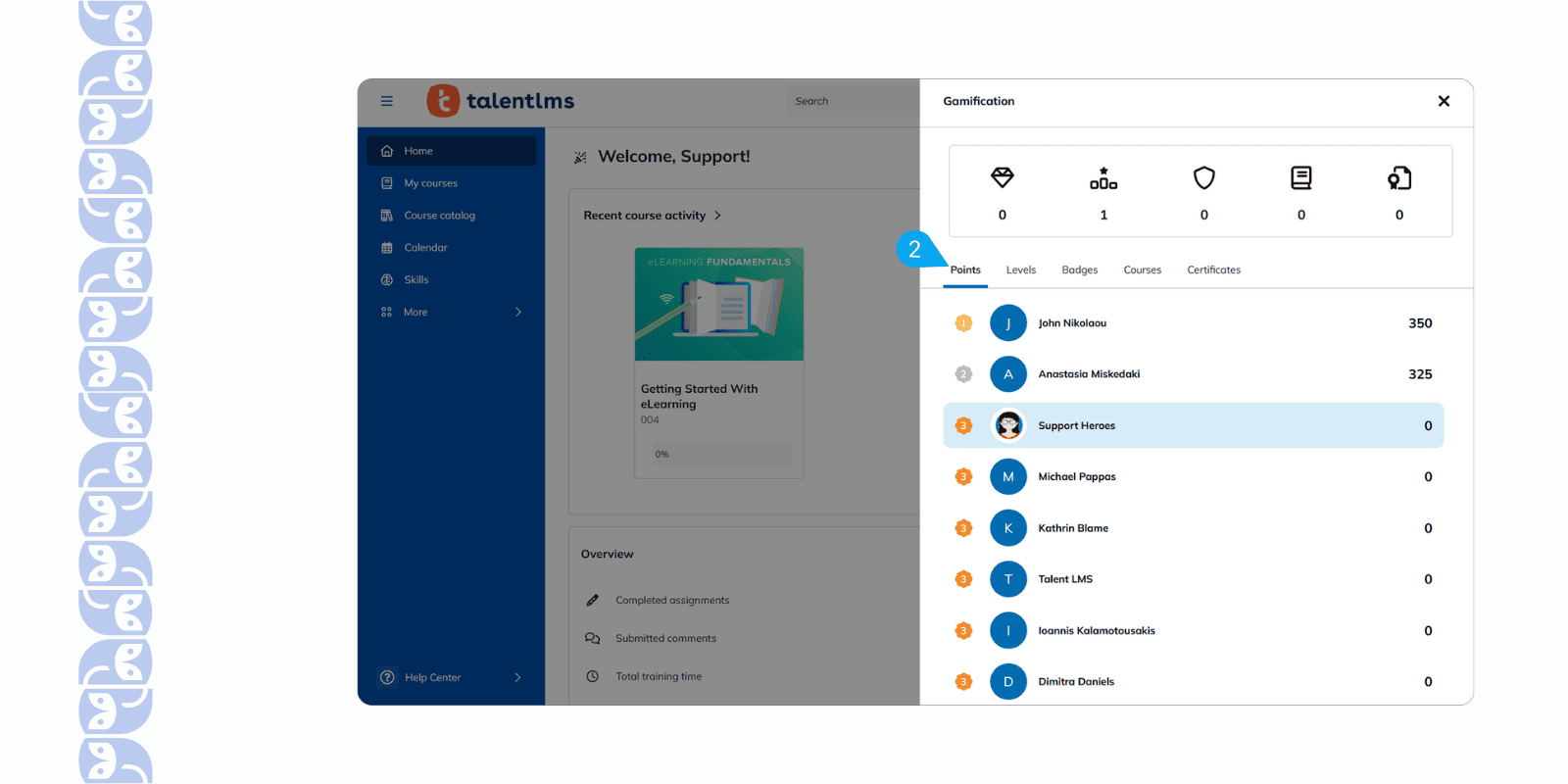 TalentLMS Gamification & Social Learning