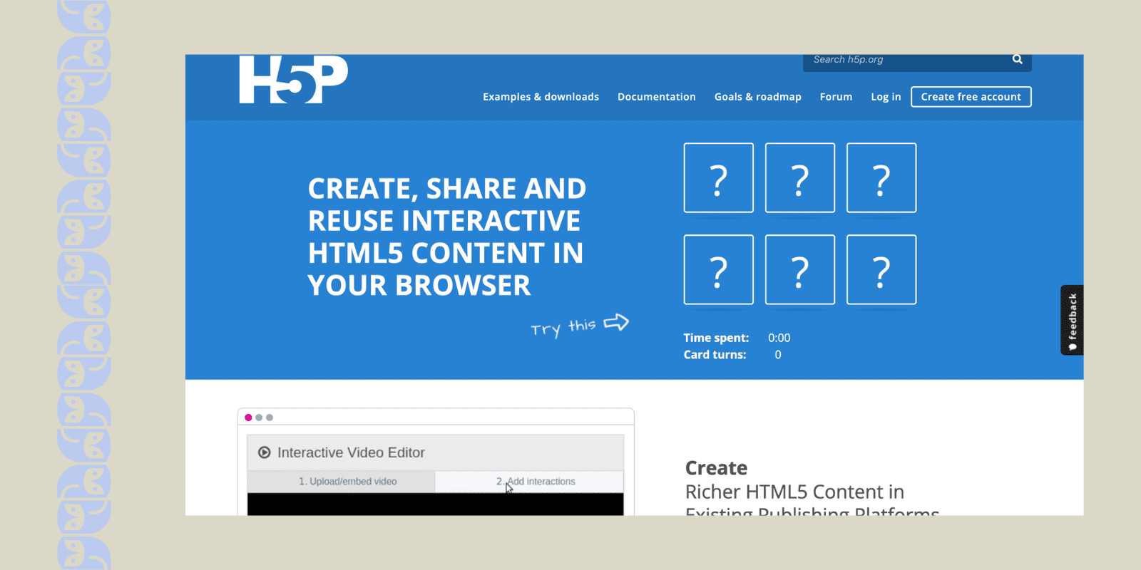 H5P - eLearning Authoring Open Source Software
