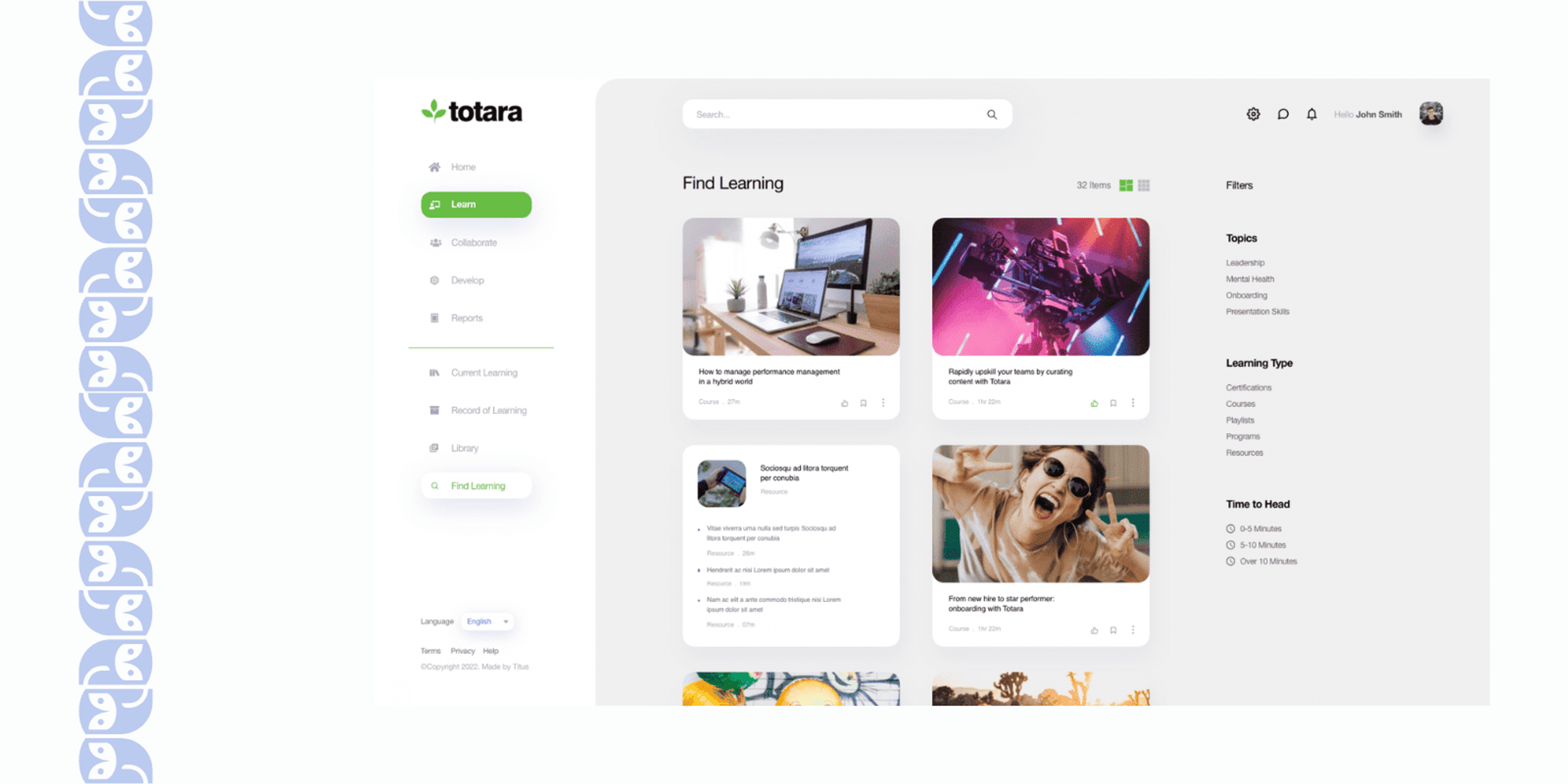 Totara Interface