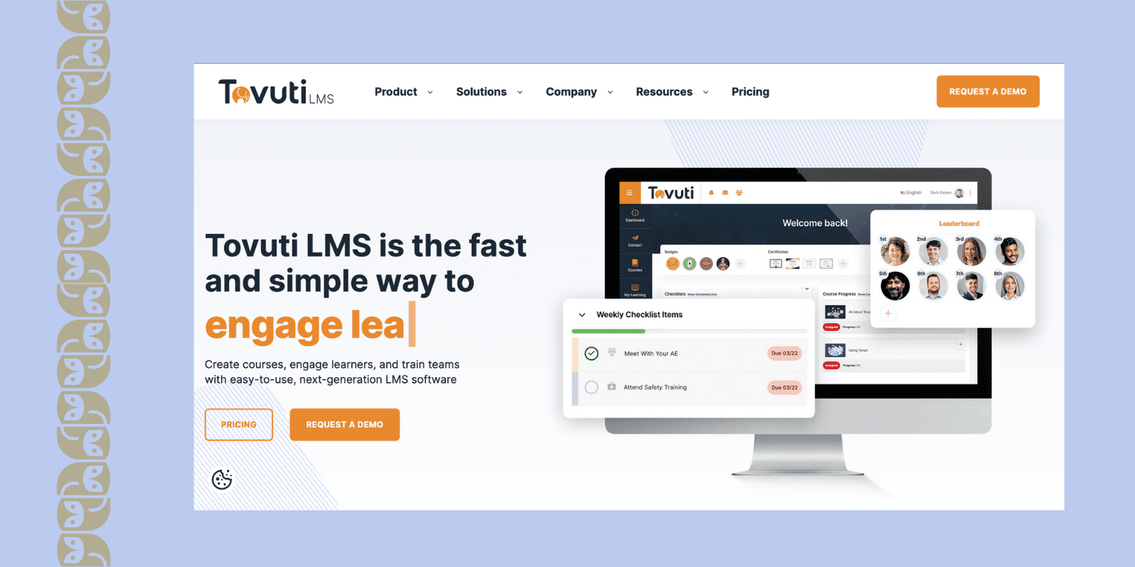 Tovuti – Best LCMS for Blended Learning