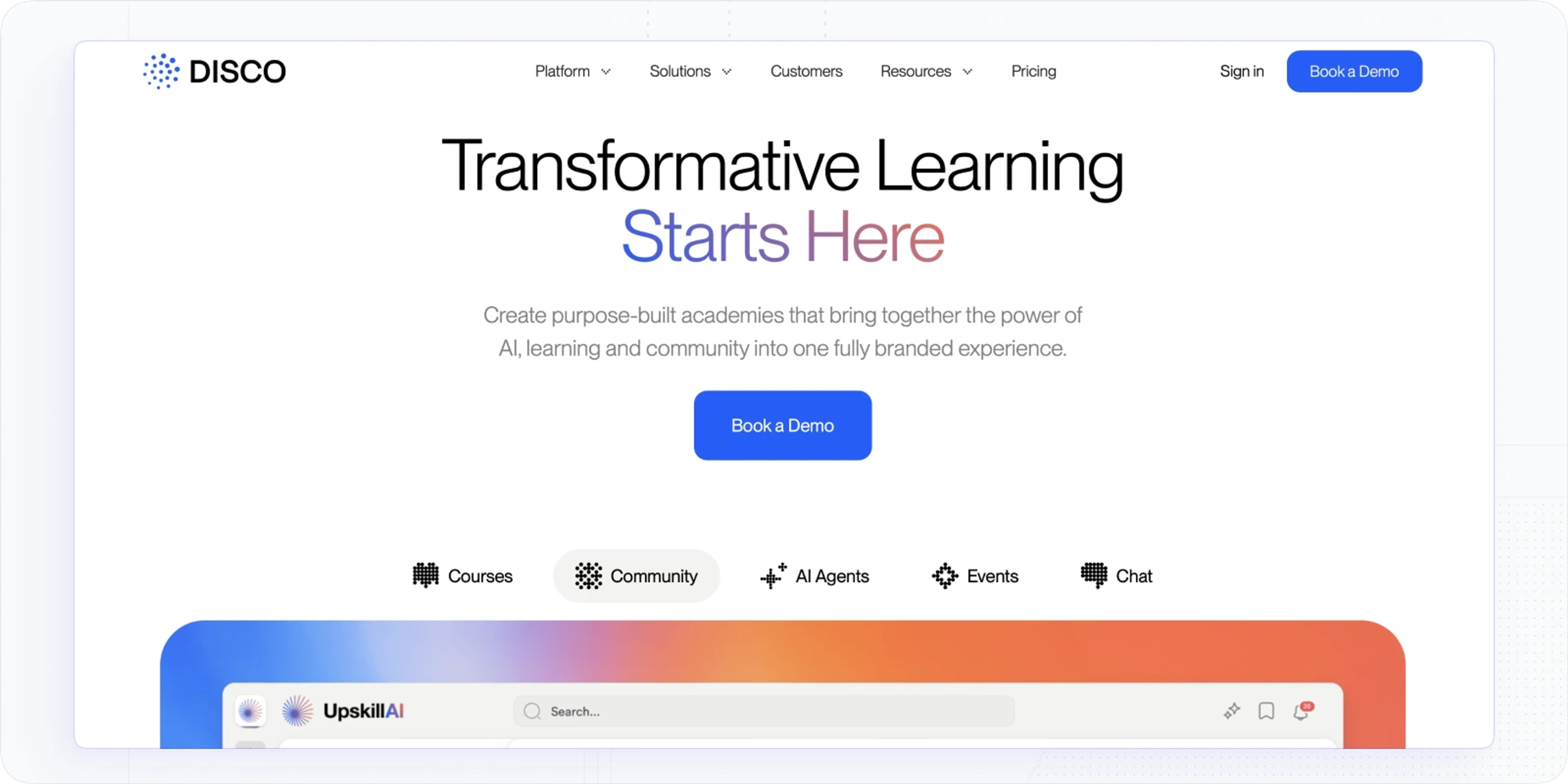 Disco — Social Learning Platforms