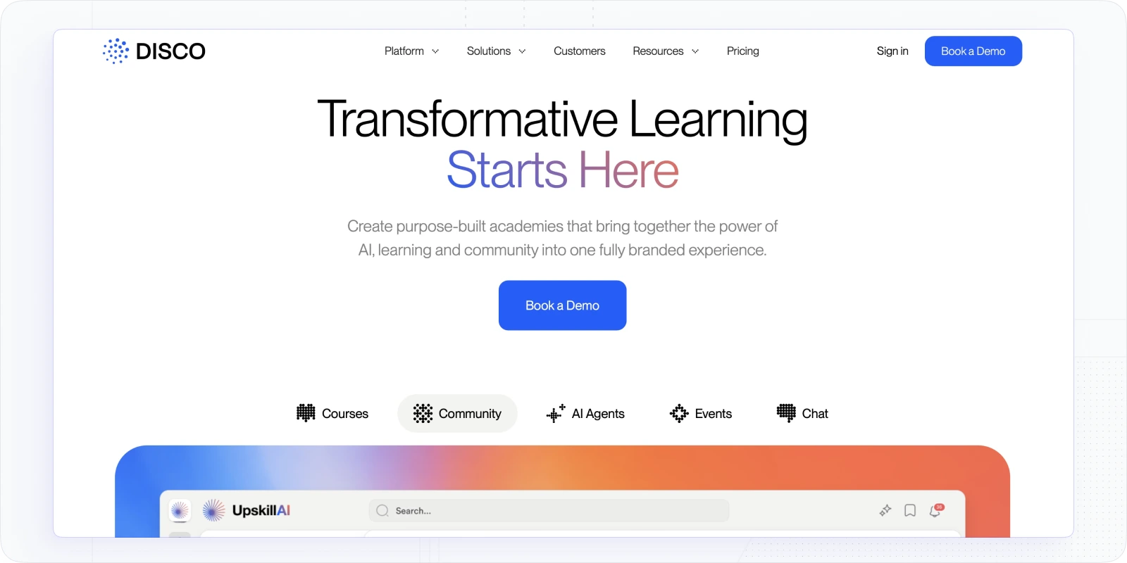 Disco — Social Learning Platforms