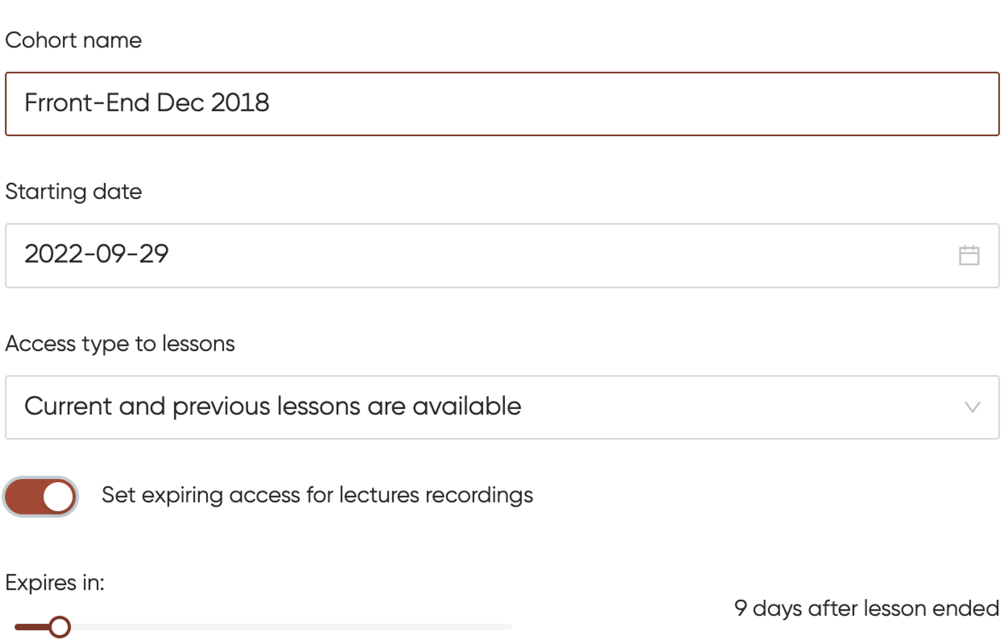 4️⃣ Create a new cohort & set a calendar for it 📅 — How to Create a Cohort Based Course