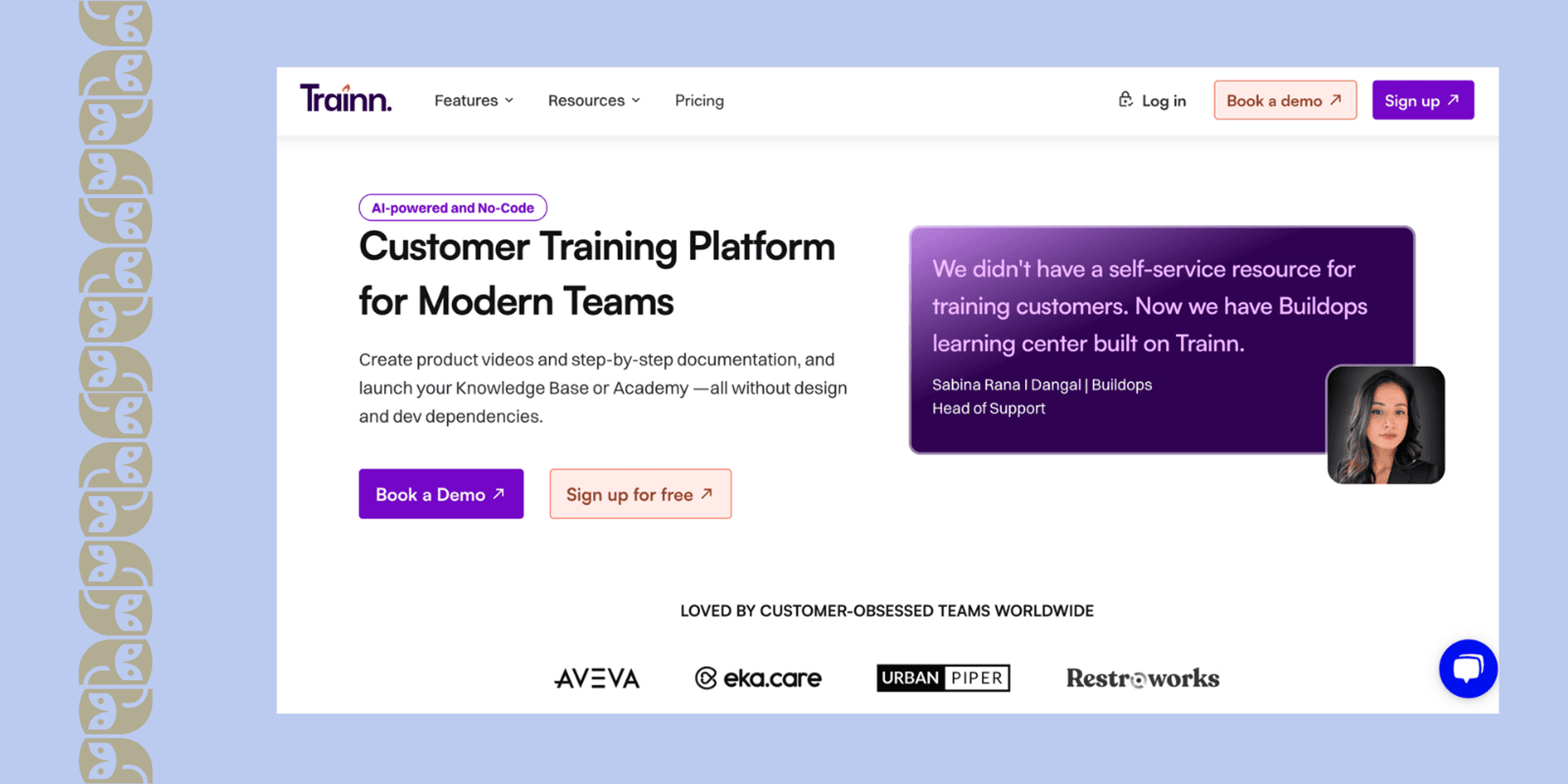 Trainn customer onboarding