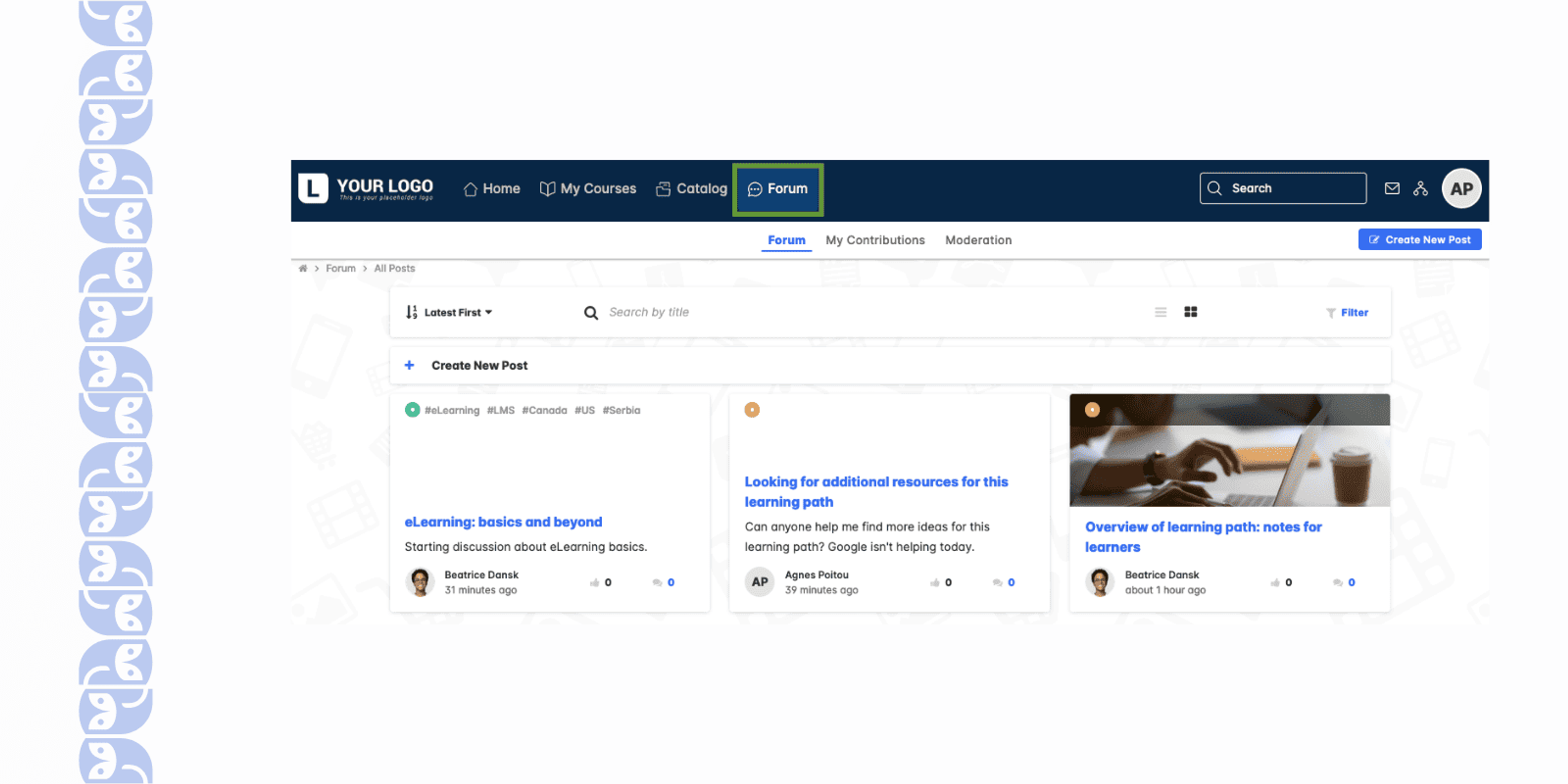 LearnUpon user interface is intuitive