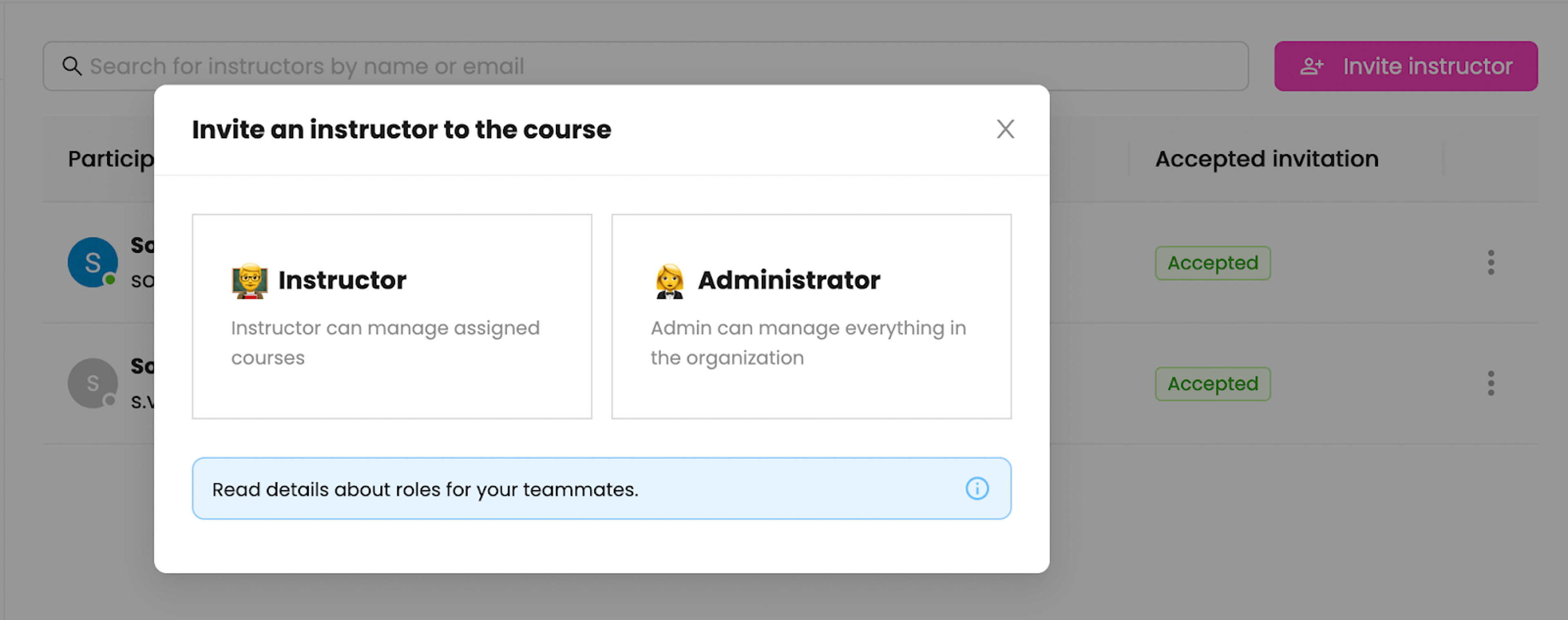 How to invite administrators EducateMe