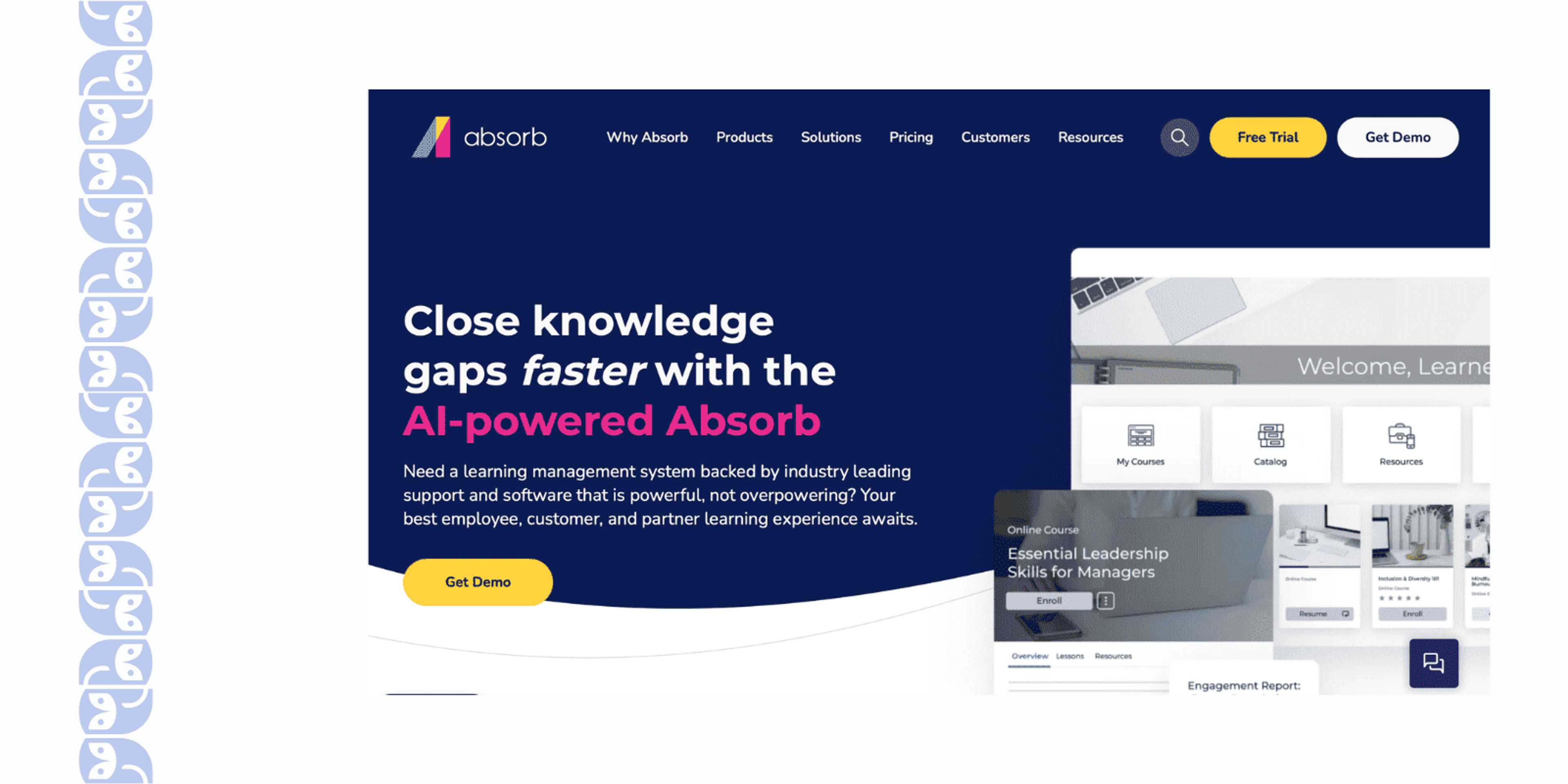 Absorb LMS – Best Enterprise-Grade Automation & External Training