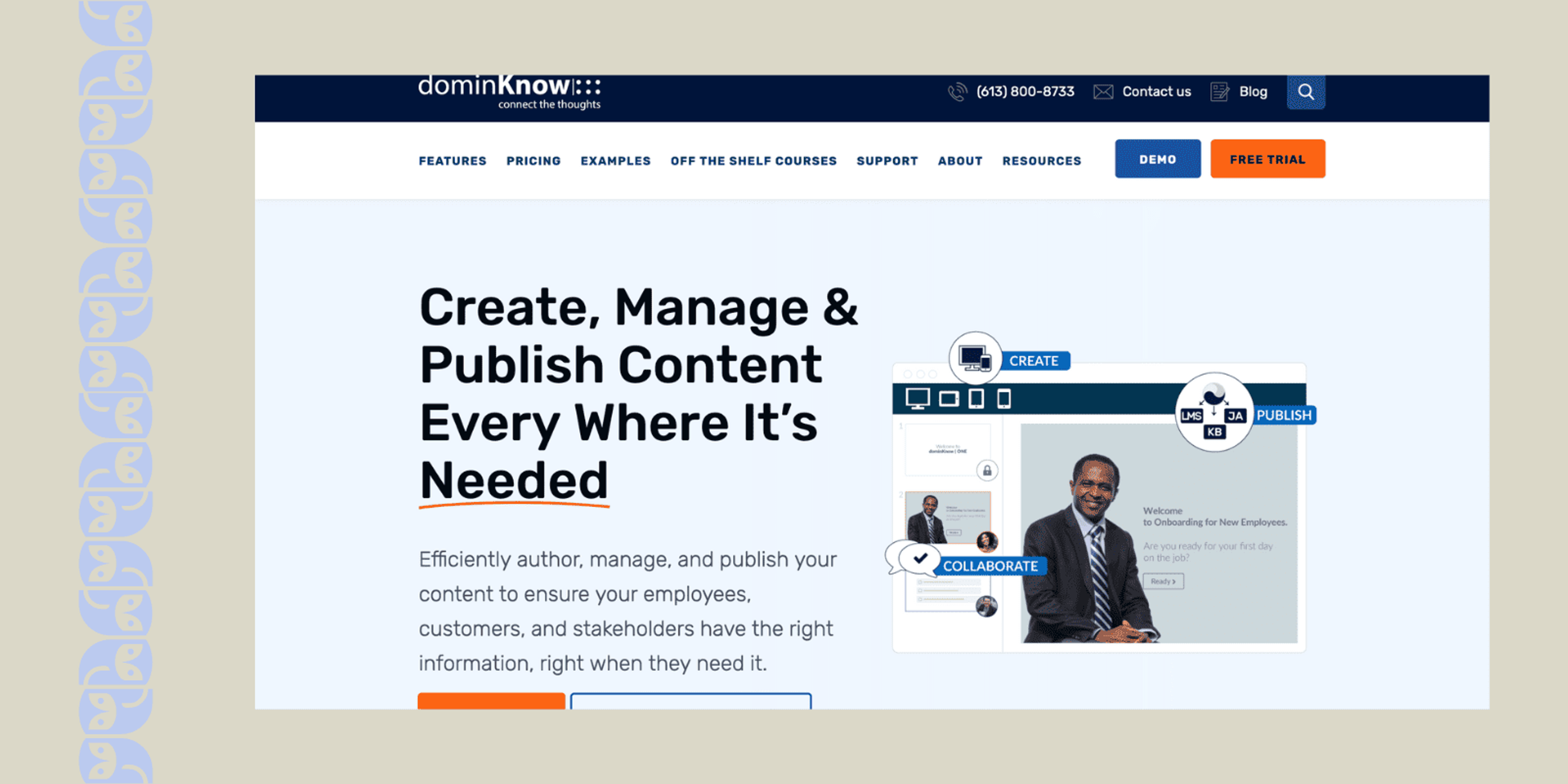 DominKnow eLearning Authoring Tool