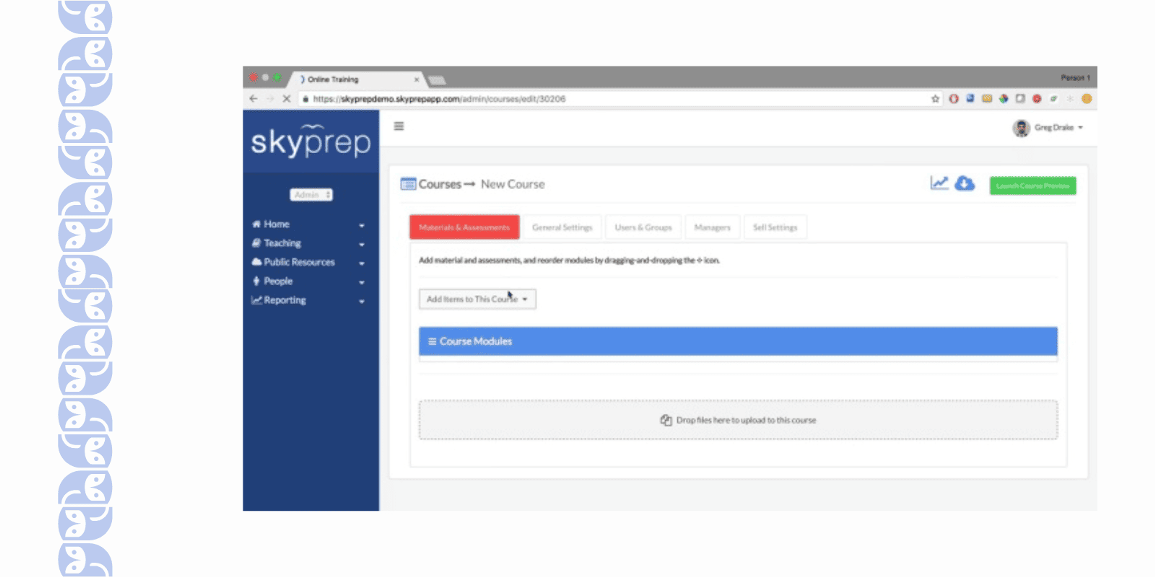 SkyPrep Interface