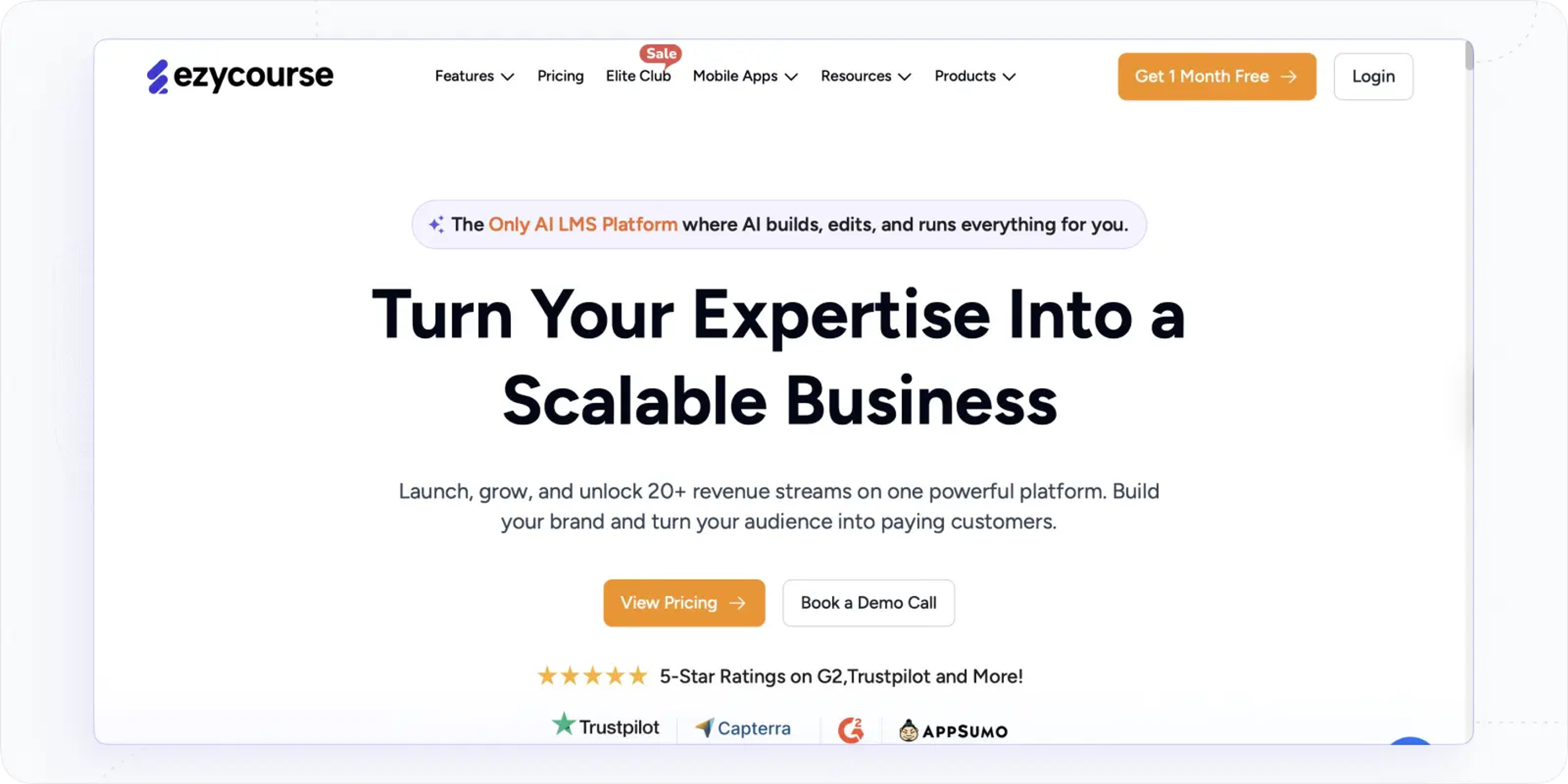 EzyCourse – Best All-in-One Platform for Online Courses, Communities & Memberships