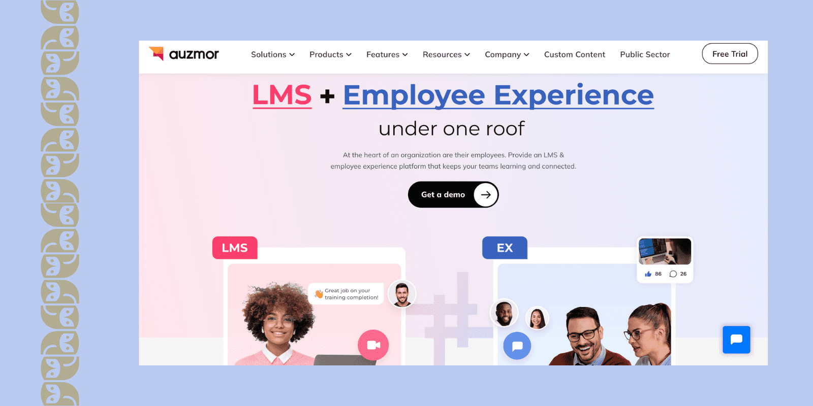 Auzmor – Best LCMS for Employee Development