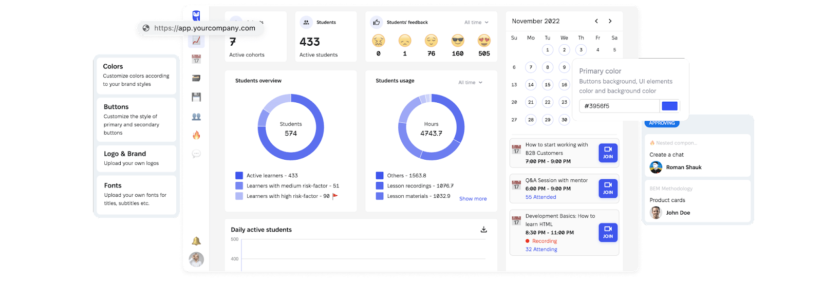 Cohort-based learning scalability with EducateMe LMS
