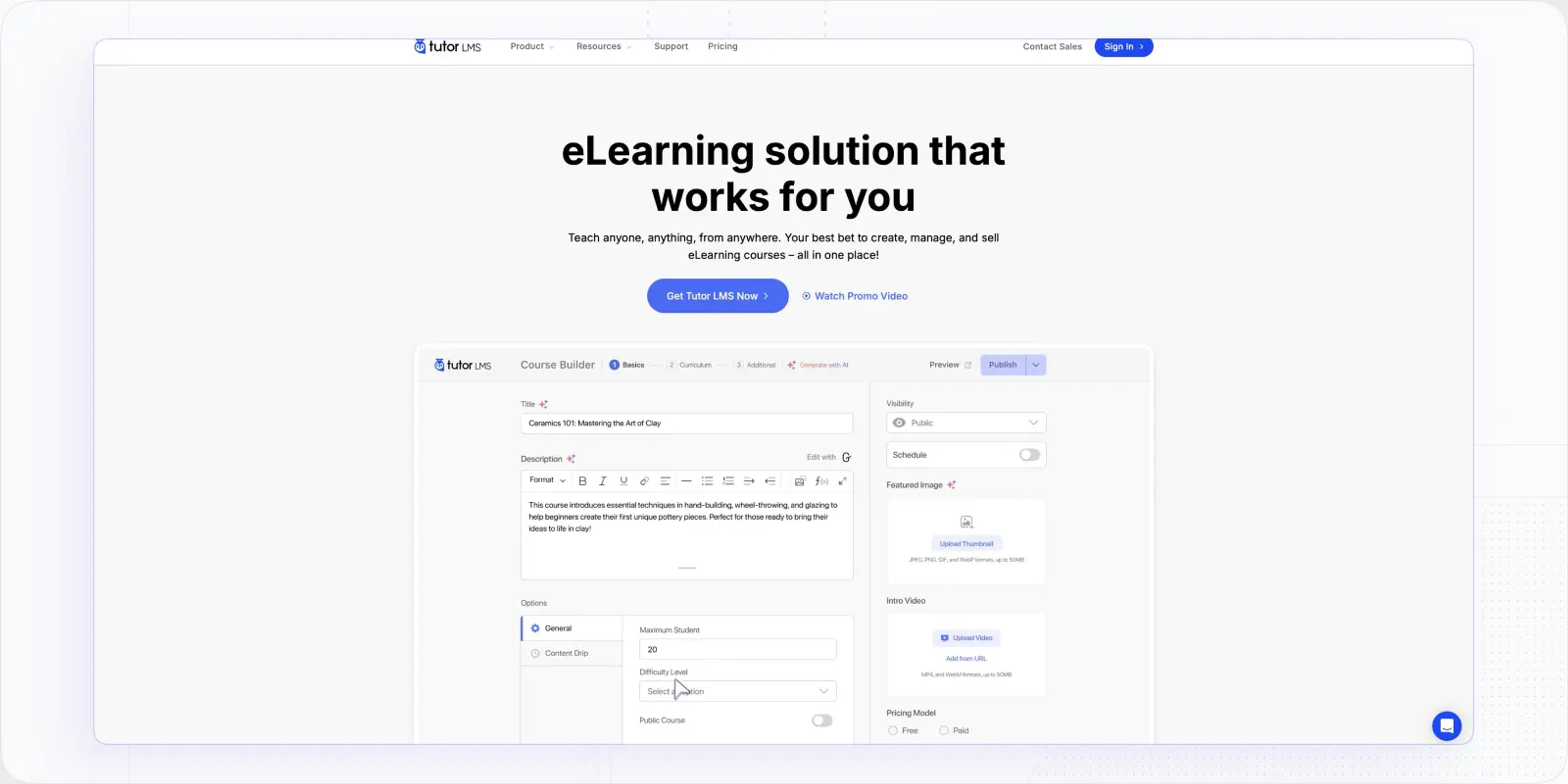 Tutor LMS — Affordable LMS