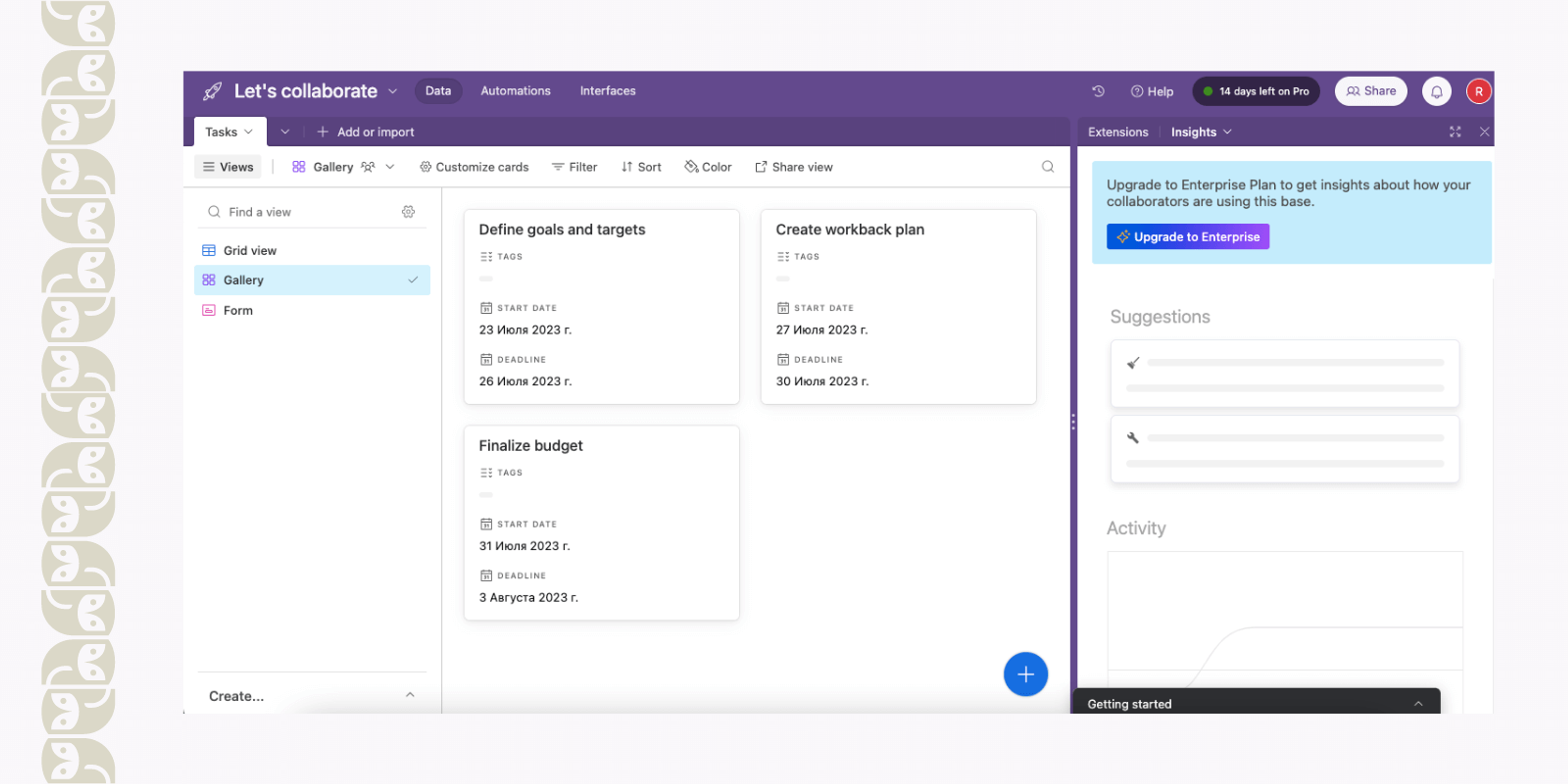 #6. Airtable: Spreadsheet good for planning and collaboration