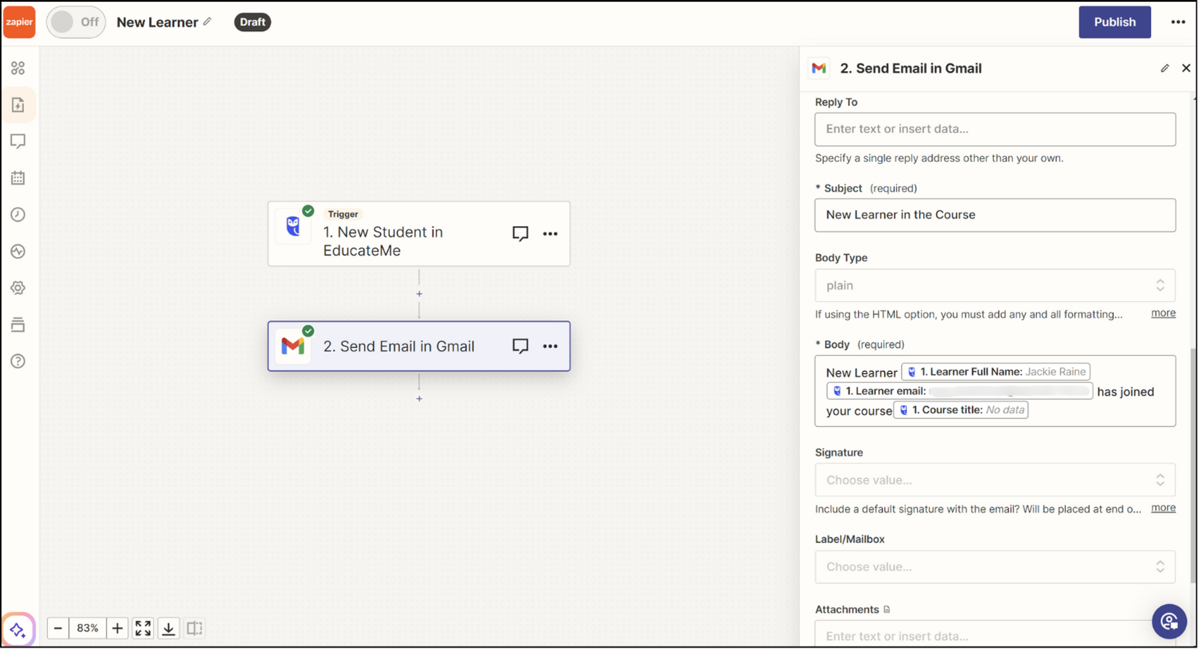Zapier Integration