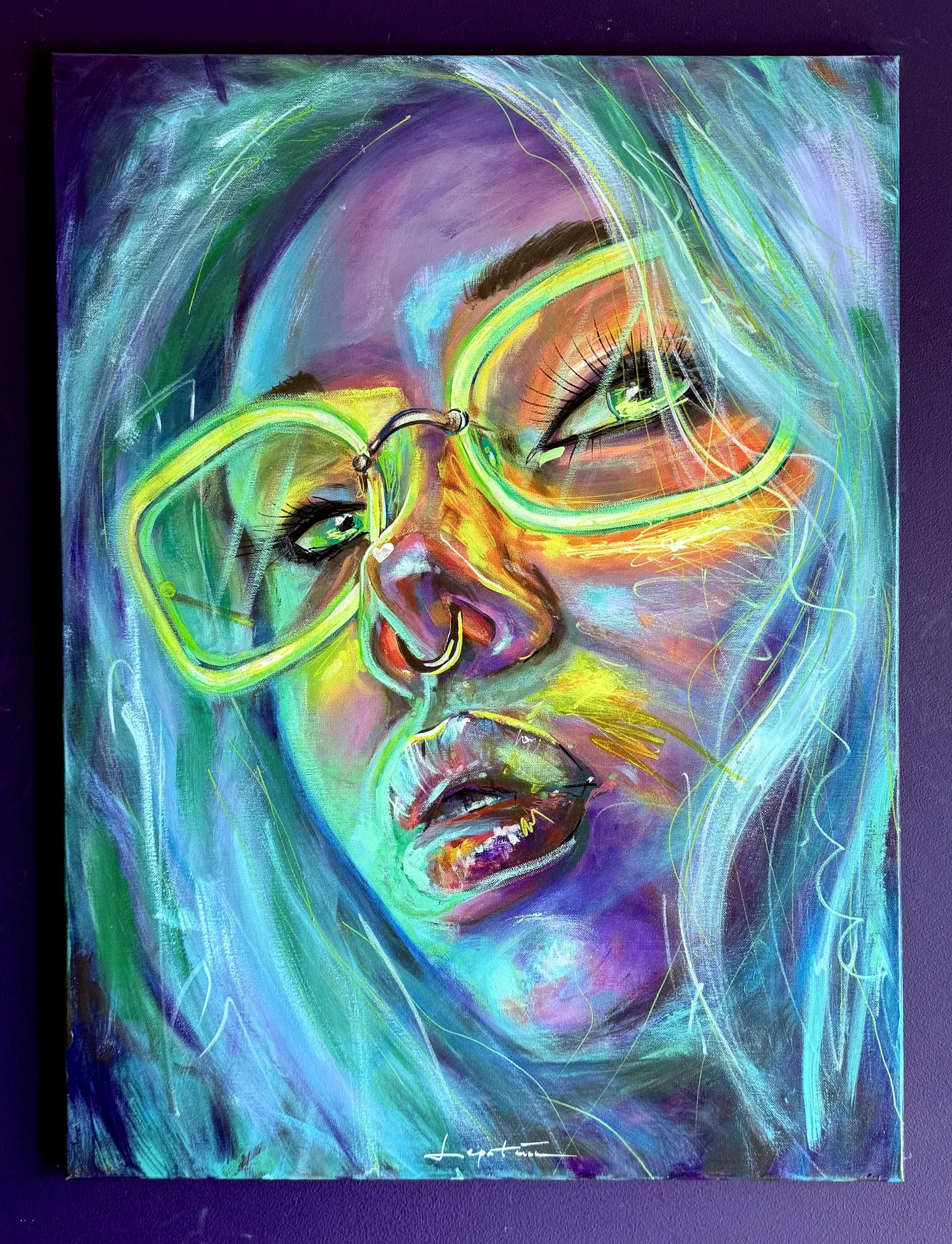 Kunstiteose foto; kirjeldus on lisamisel (helery-100x70).