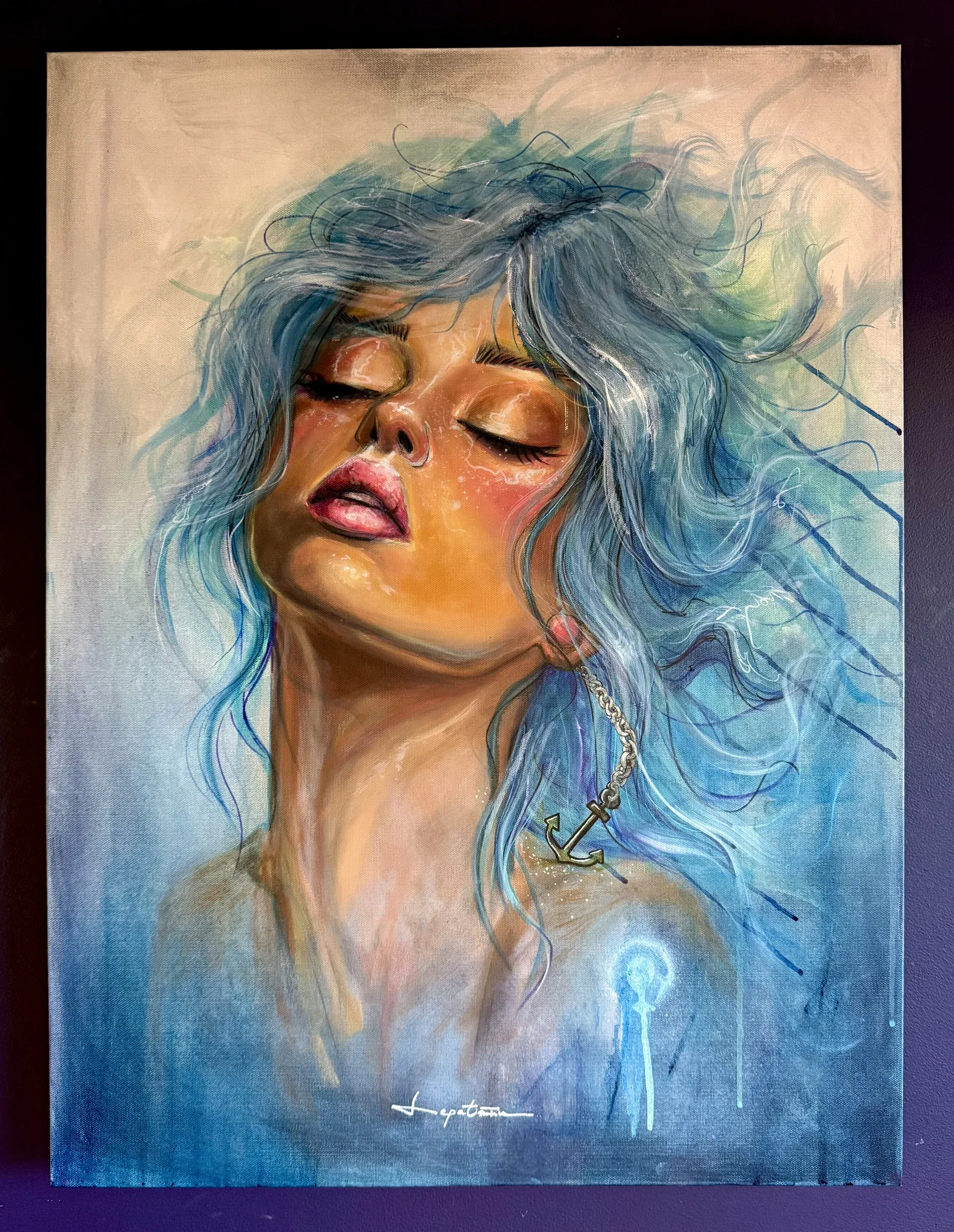 Kunstiteose foto; kirjeldus on lisamisel (ankur-60x80).